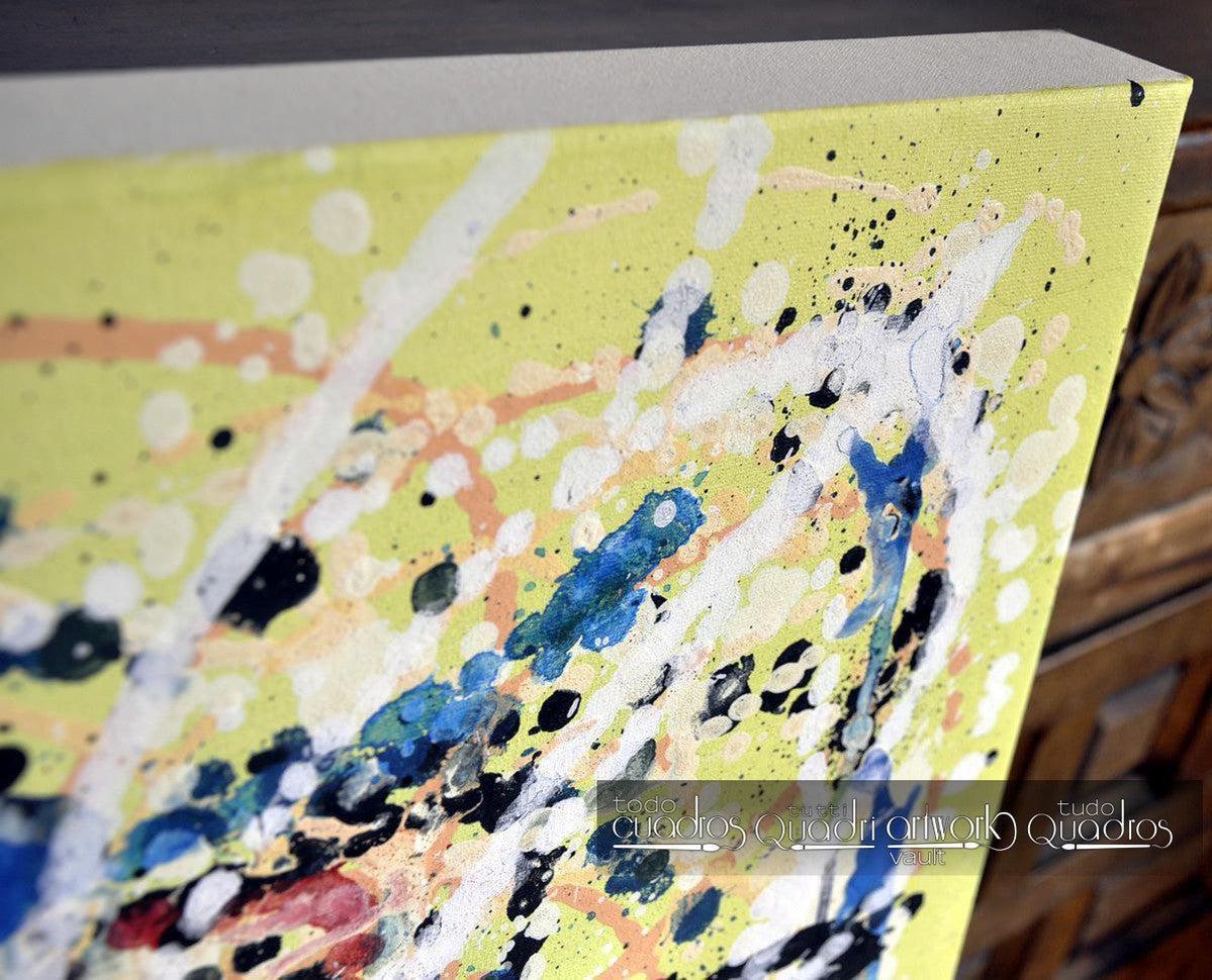 Gemälde "Hommage an Pollock" <br /> A. Croxatto (2015)