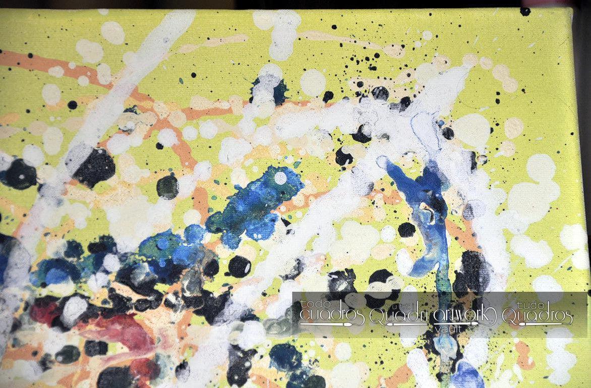 Gemälde "Hommage an Pollock" <br /> A. Croxatto (2015)