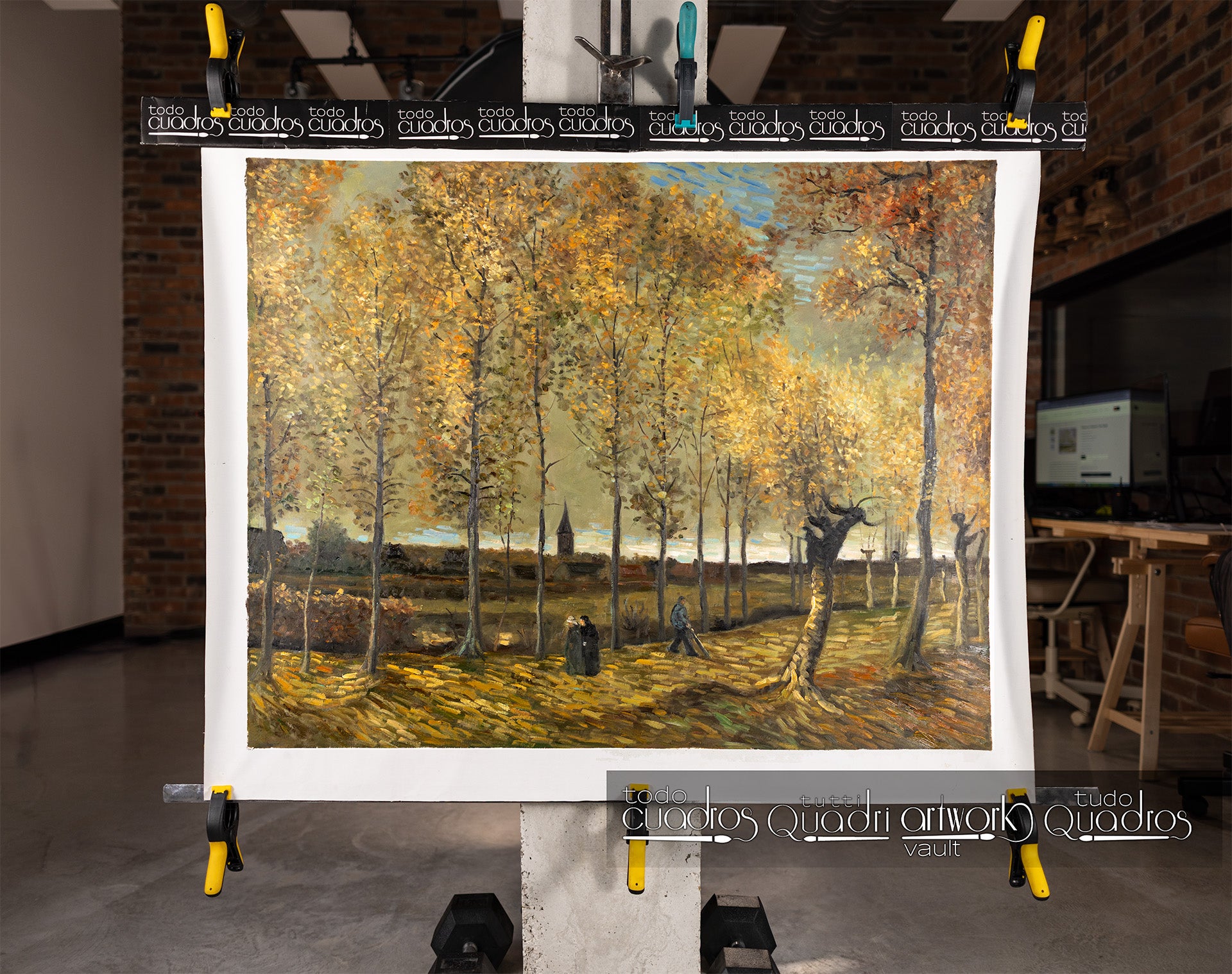 Pappeln in Nuenen, Van-Gogh