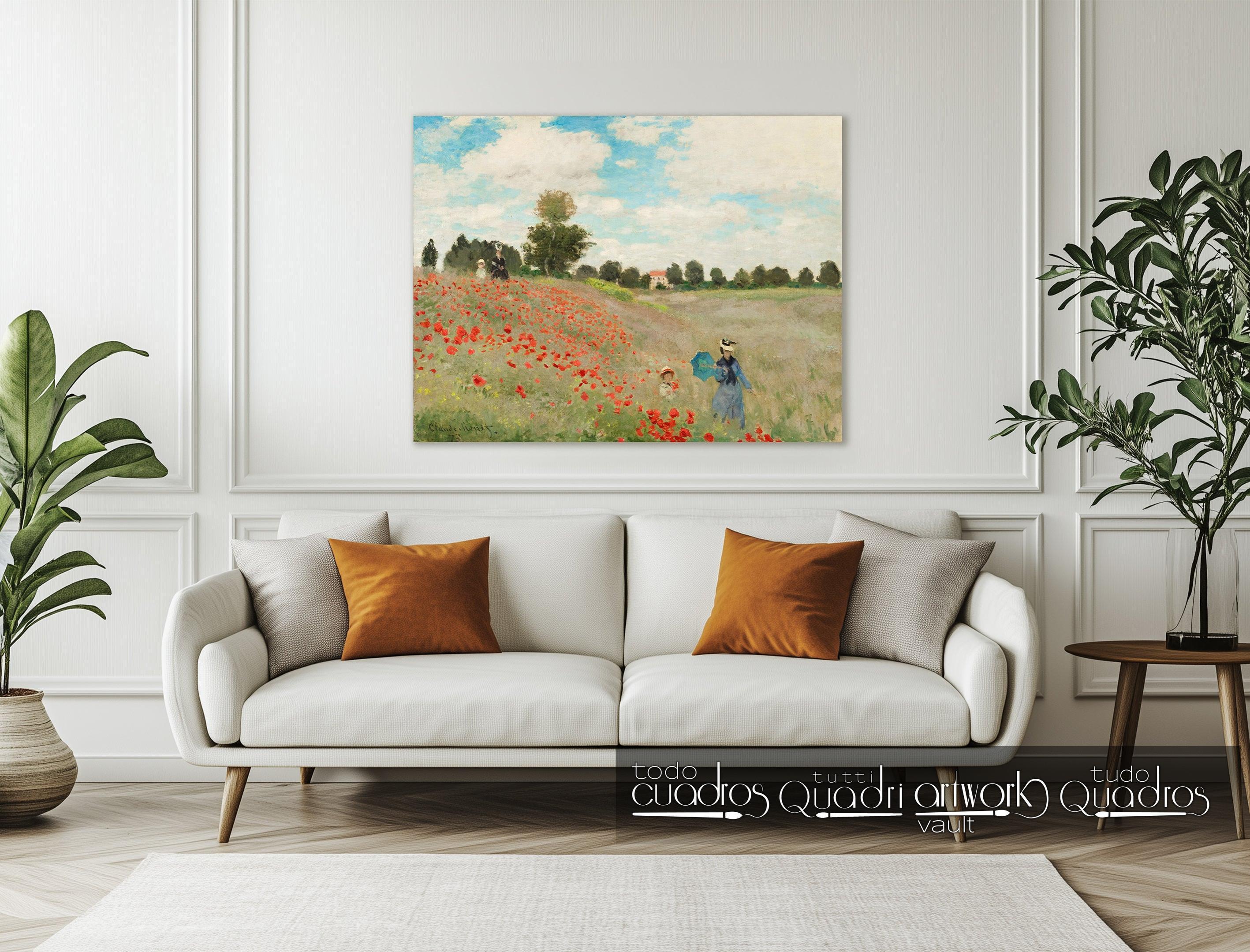 Mohnblumenfeld bei Argenteuil, Monet