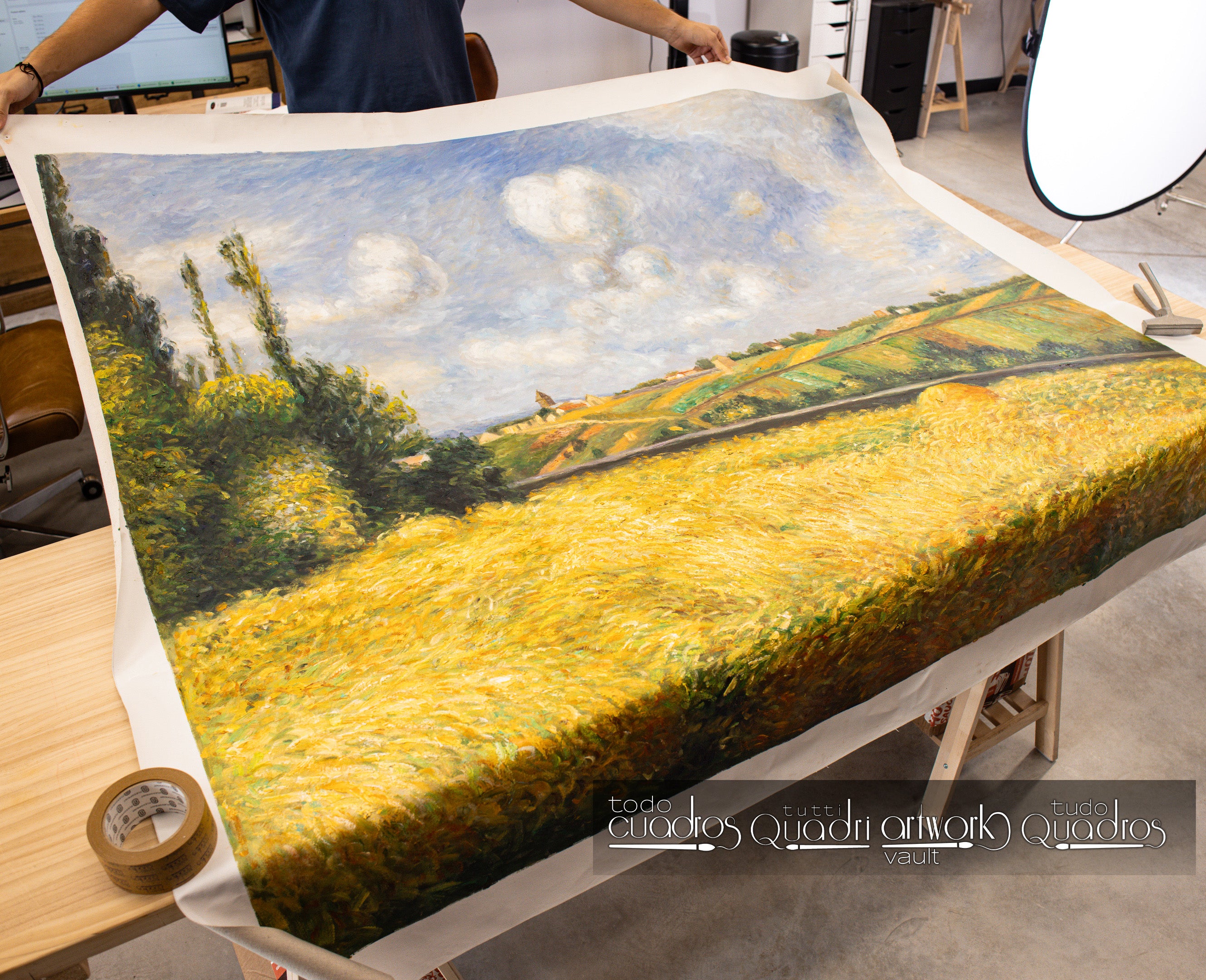 Ein Roggenfeld, Pissarro