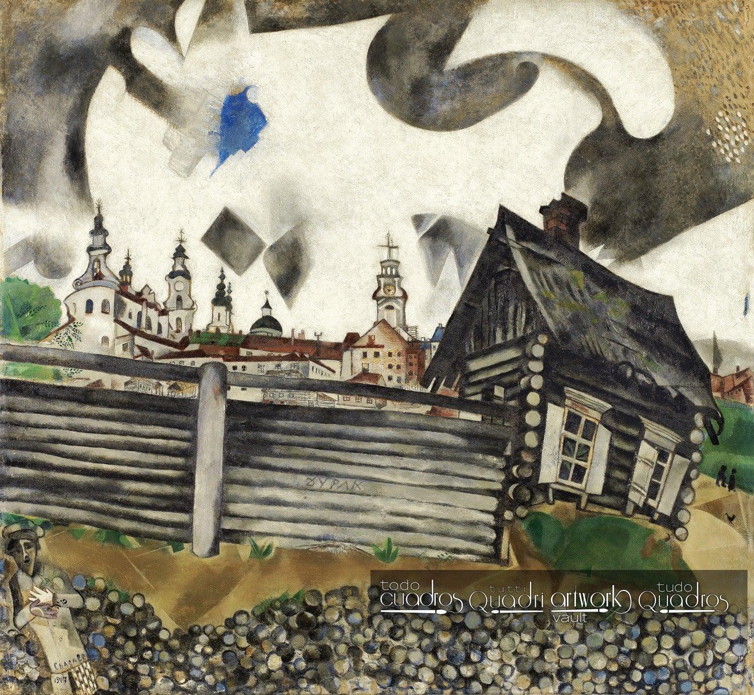 Das graue Haus, Chagall