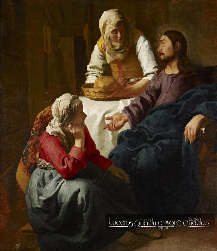 Christus bei Maria und Martha, Vermeer