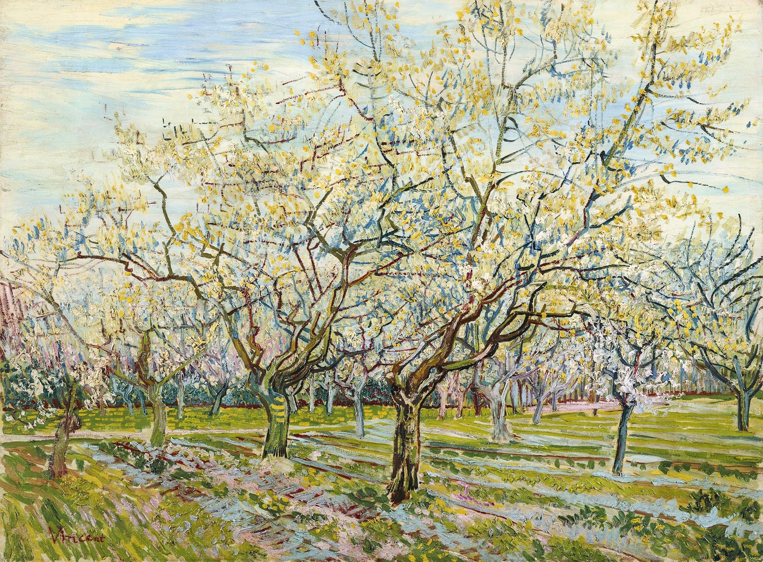 Der weiße Obstgarten, Van Gogh