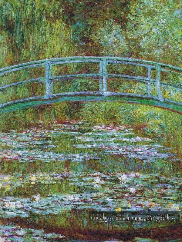 Brücke über einen Seerosenteich, Monet