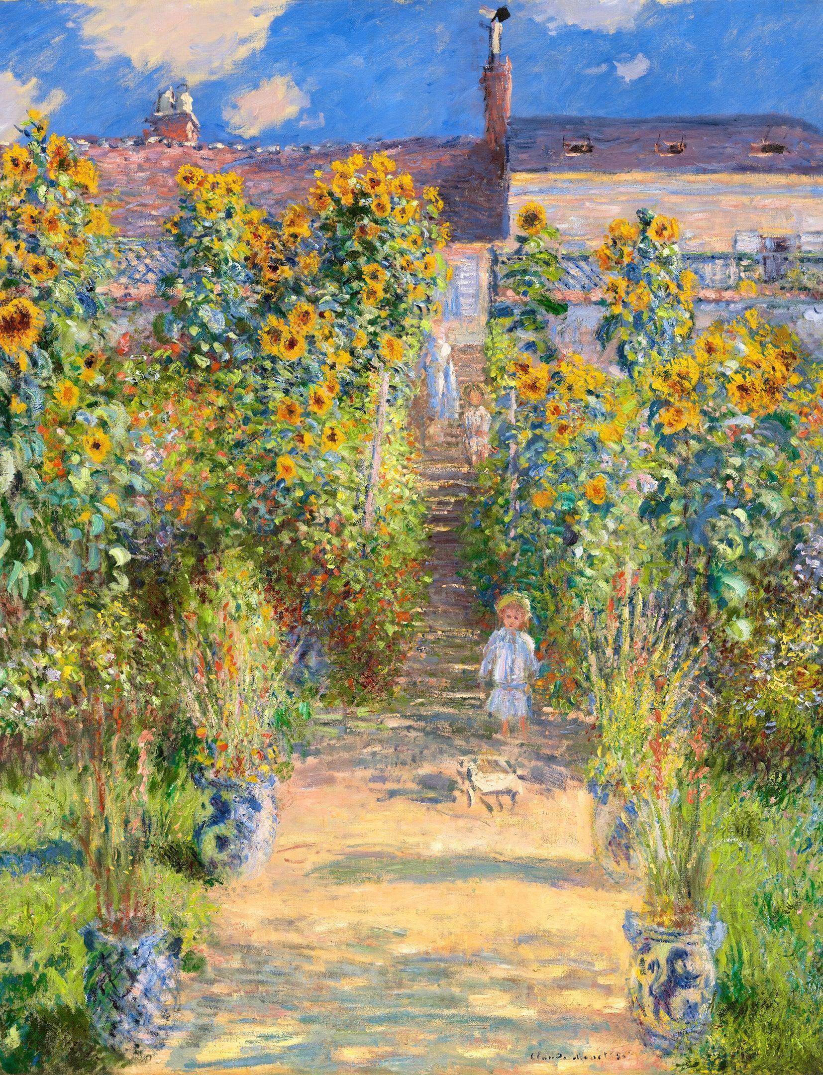 Der Garten des Künstlers in Vétheuil, Monet