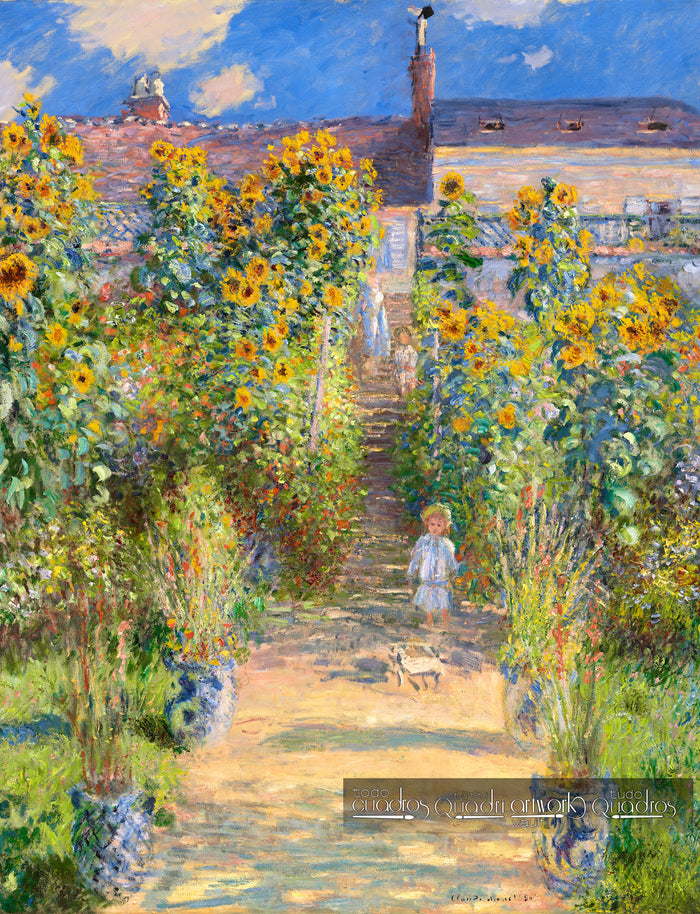 Der Garten des Künstlers in Vétheuil, Monet