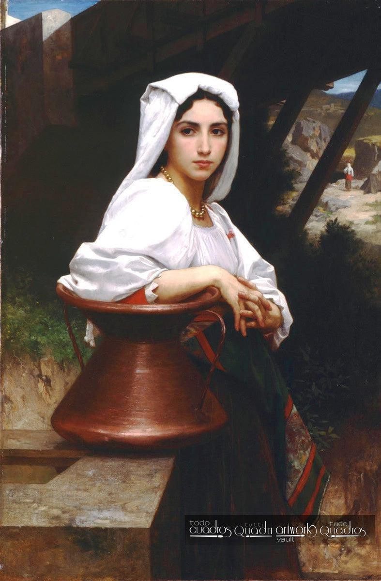 Italienisches Mädchen holt Wasser, Bouguereau