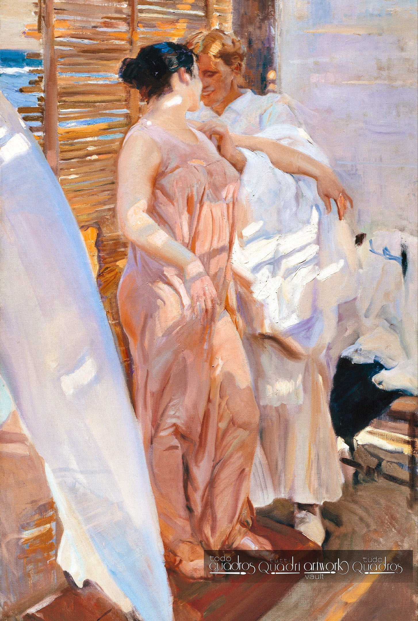 Der rosa Morgenmantel, Sorolla