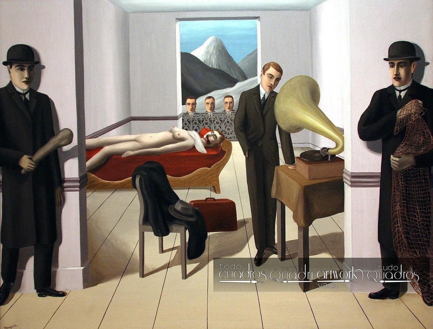 Der bedrohte Mörder, Magritte
