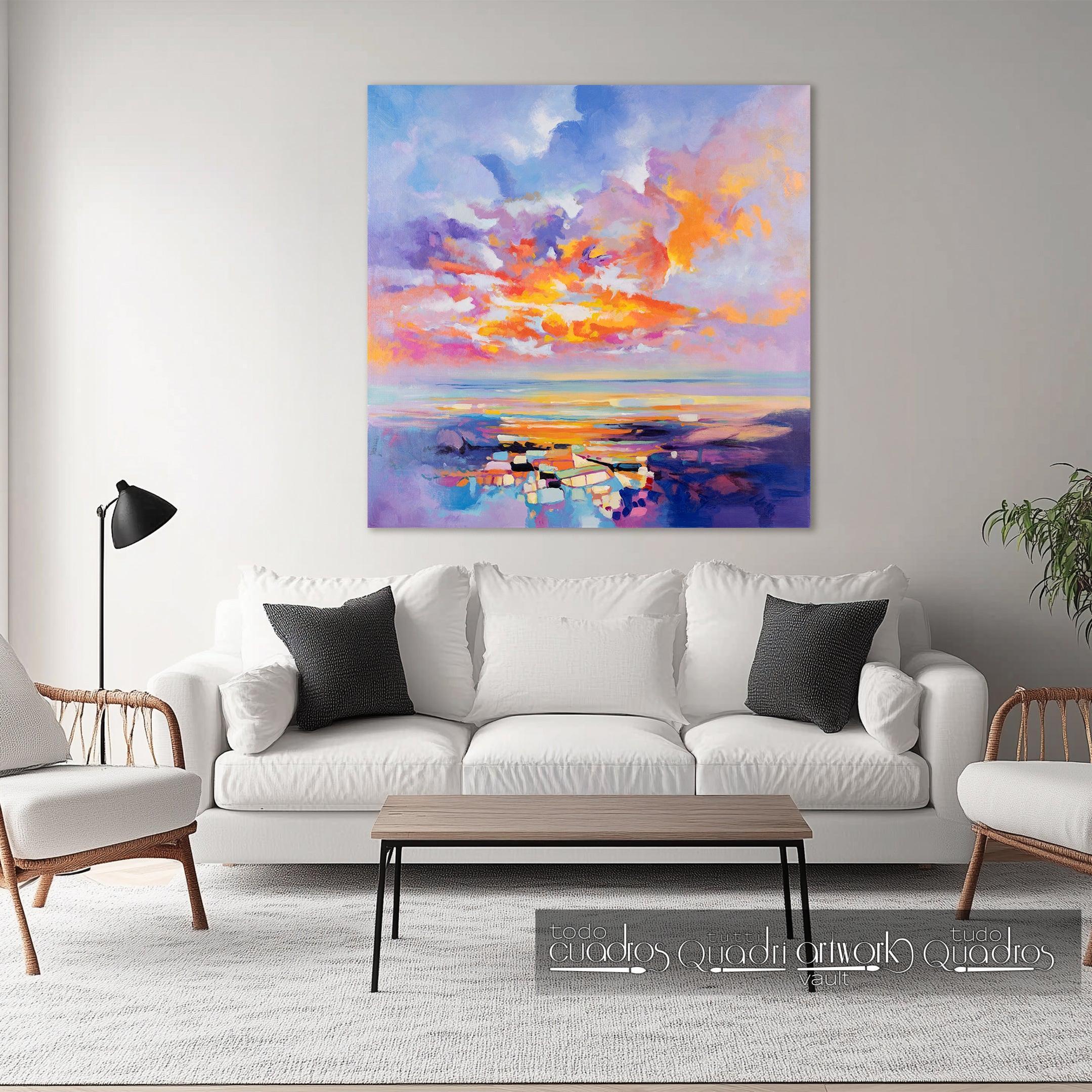 Abenddämmerung in Ibiza, Öl