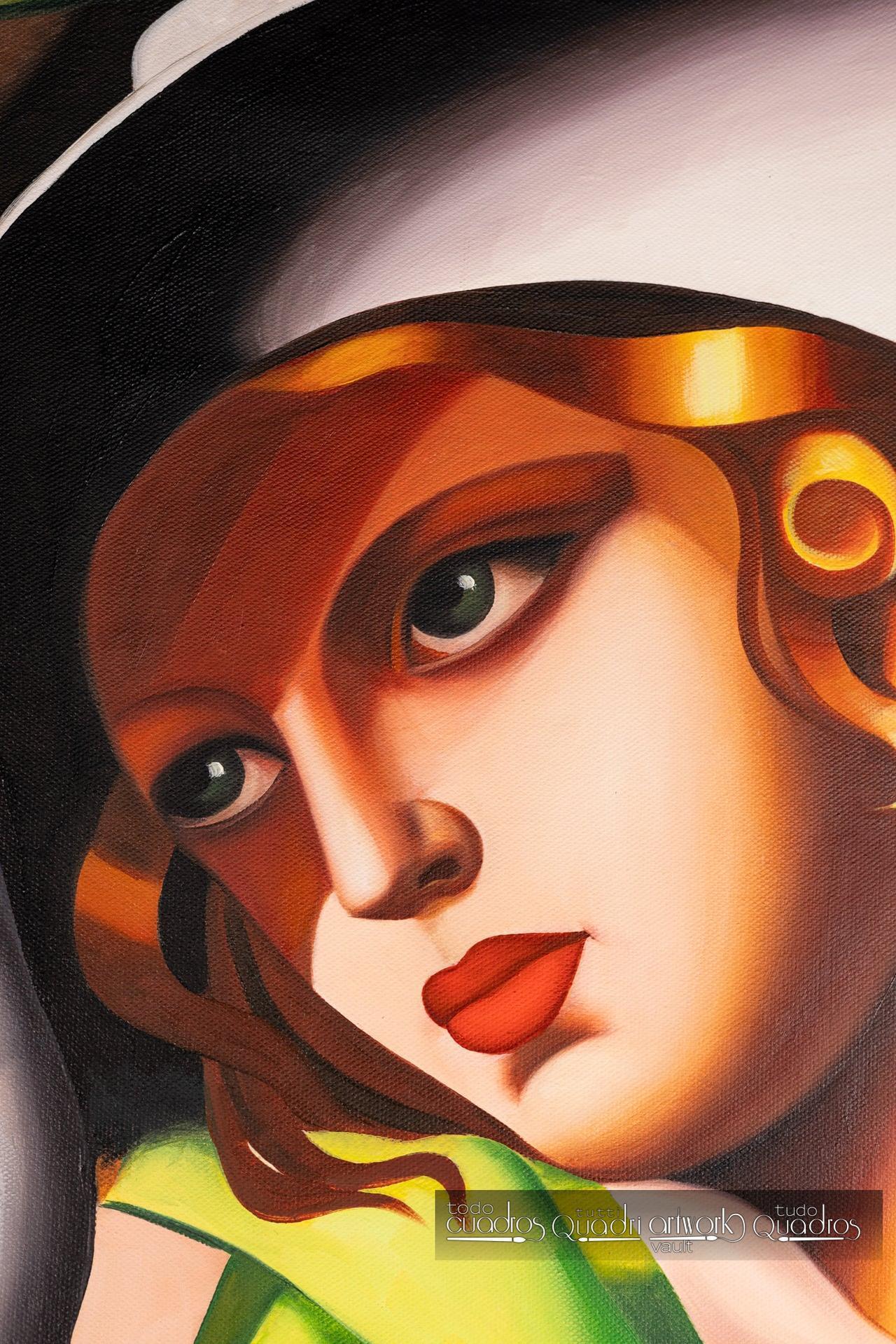 Junge Dame mit Handschuhen, Lempicka