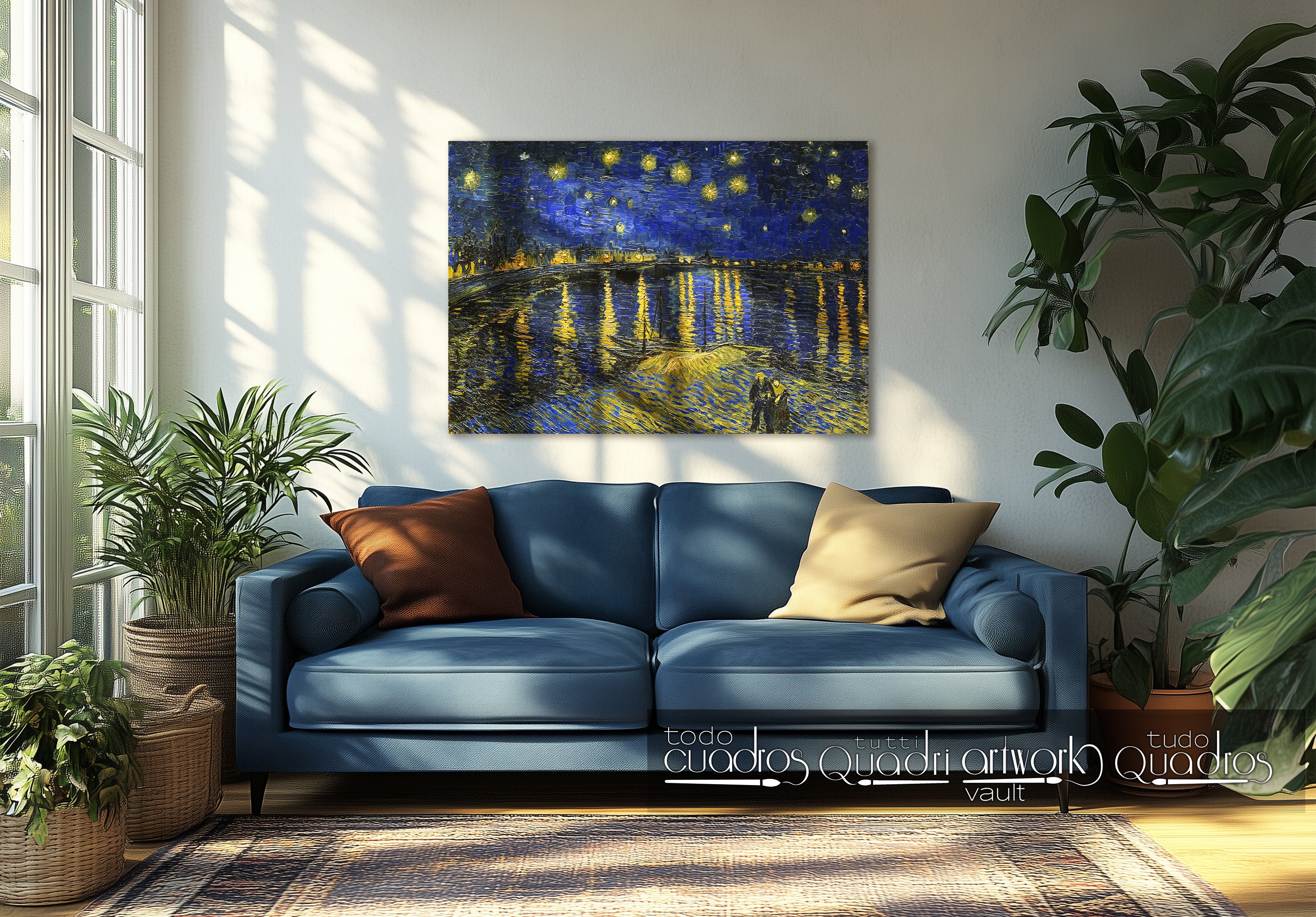 Sternennacht über der Rhone, Van Gogh