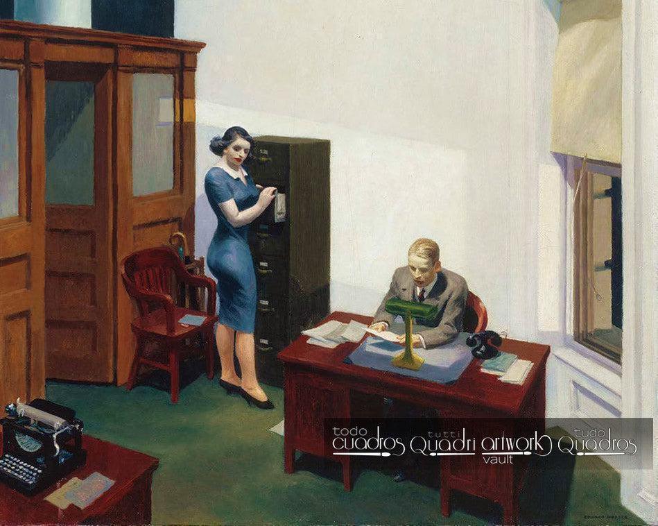 Büro in der Nacht, Hopper