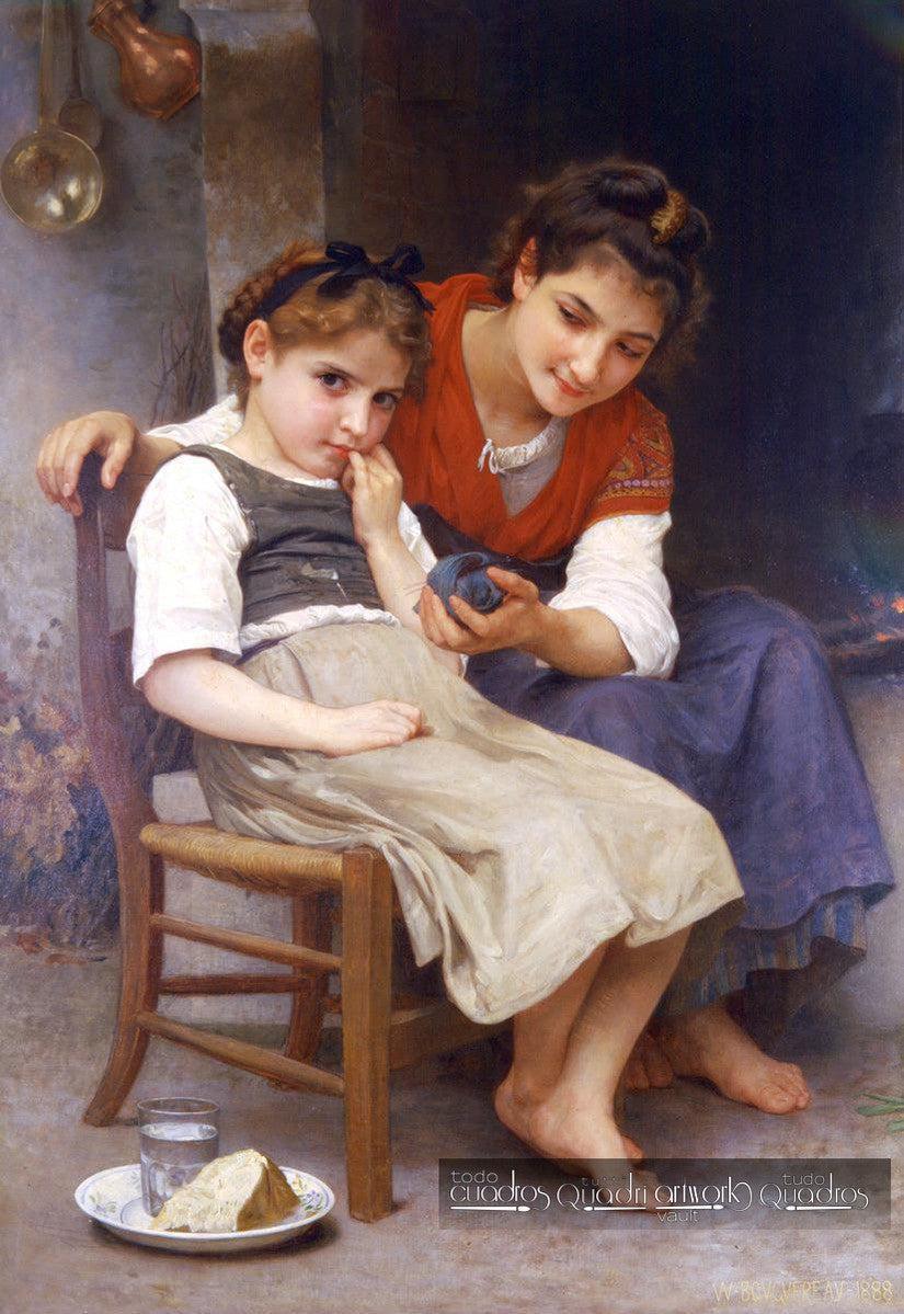 Die kleine Schmollende, Bouguereau