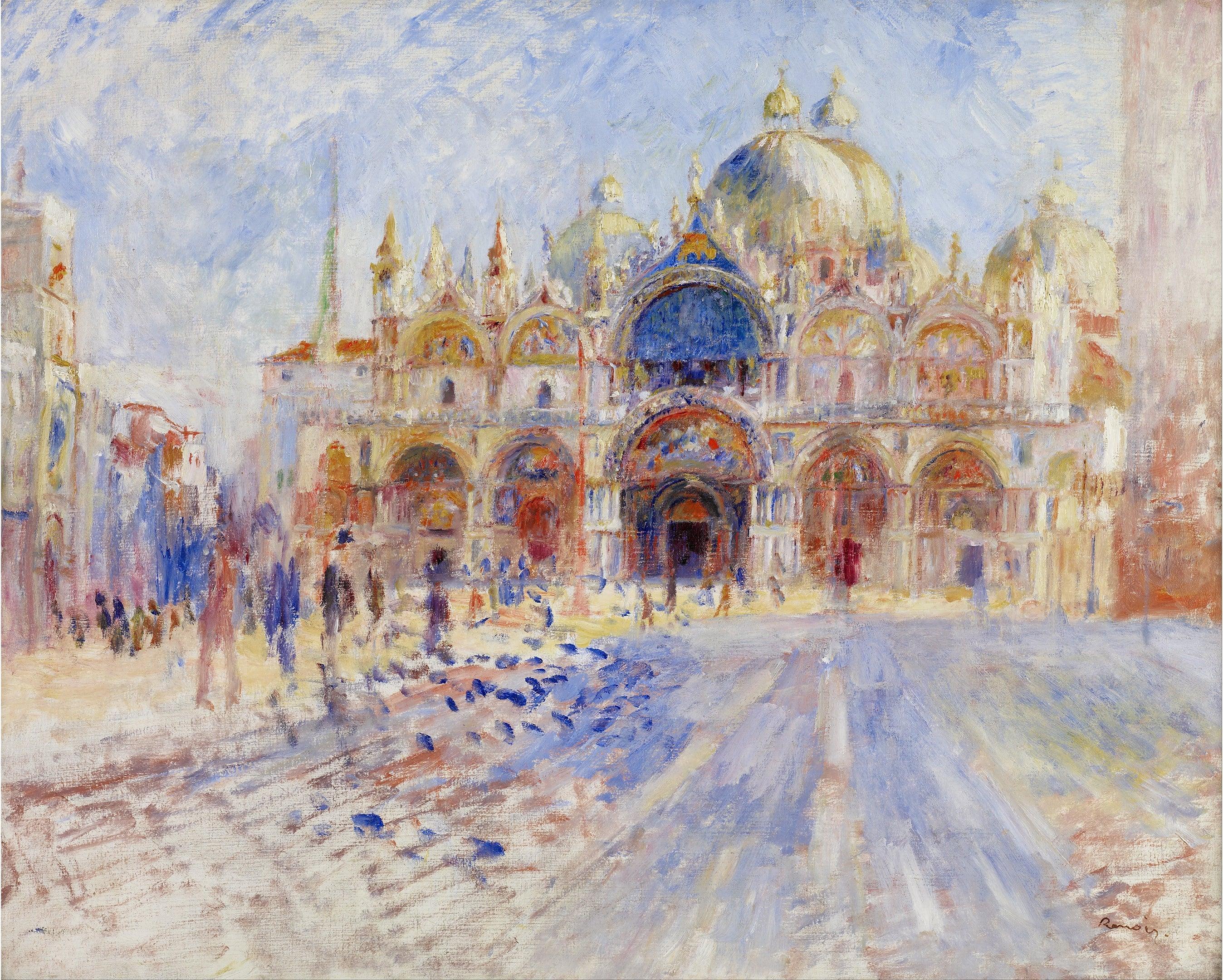 Markusplatz in Venedig, Renoir