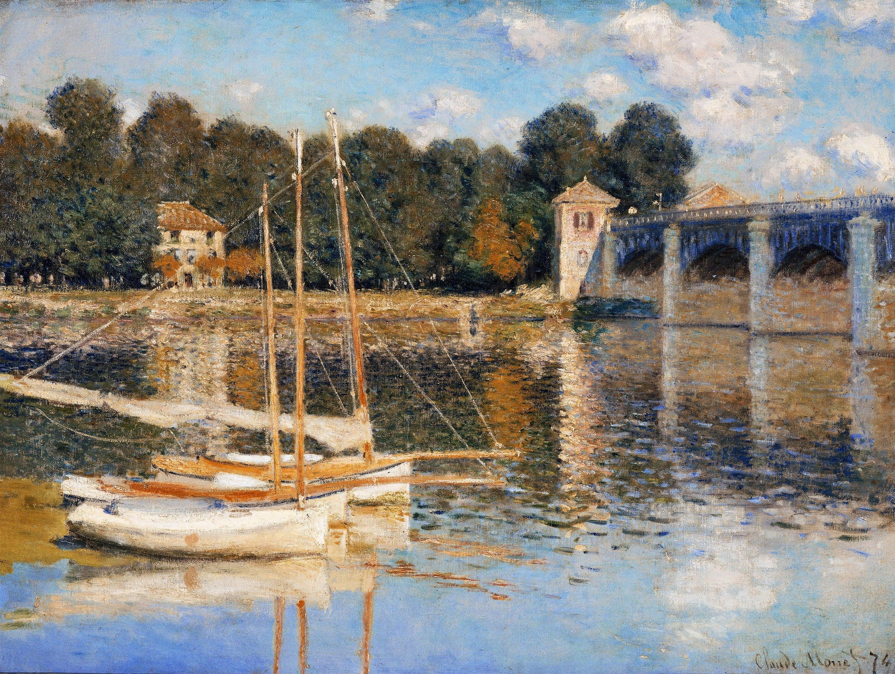 Brücke von Argenteuil, Monet