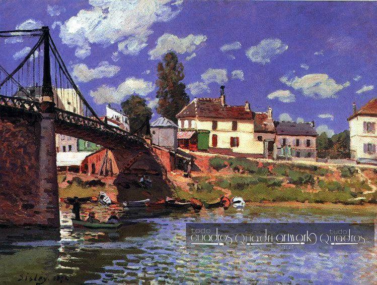 Die Brücke von Villeneuve-la-Garenne, Sisley