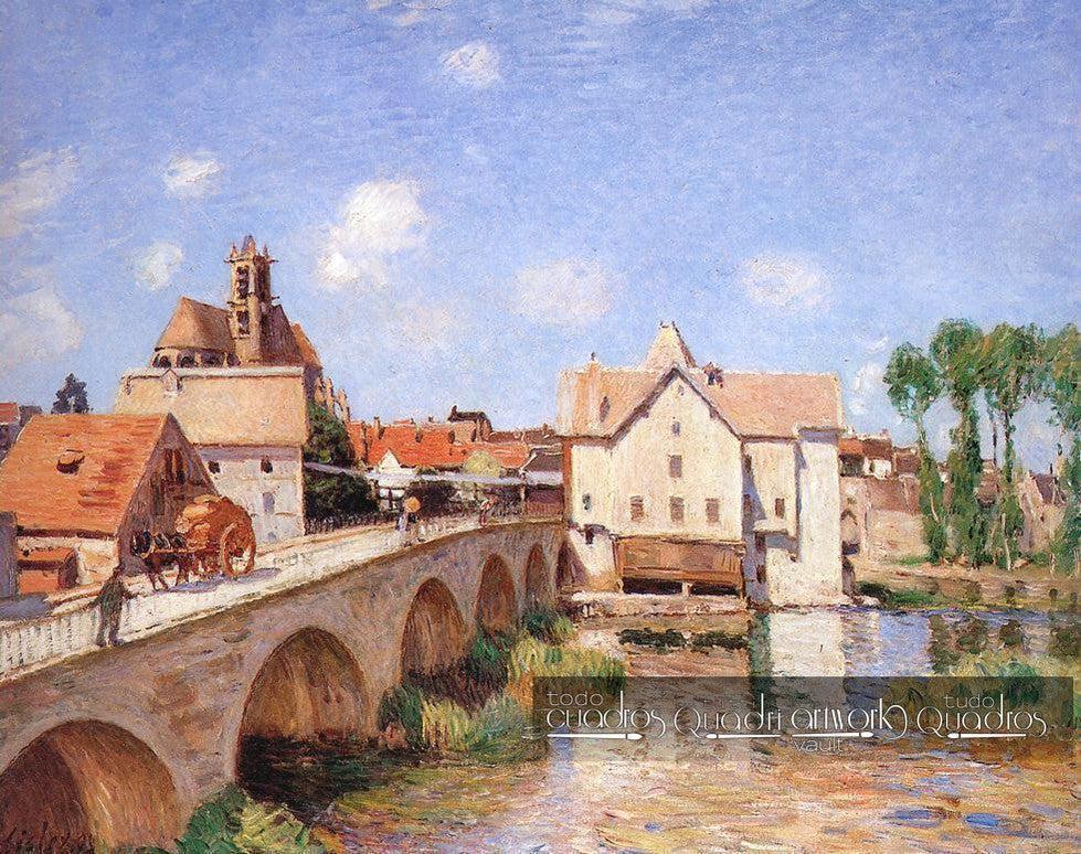 Die Brücke von Moret, Sisley
