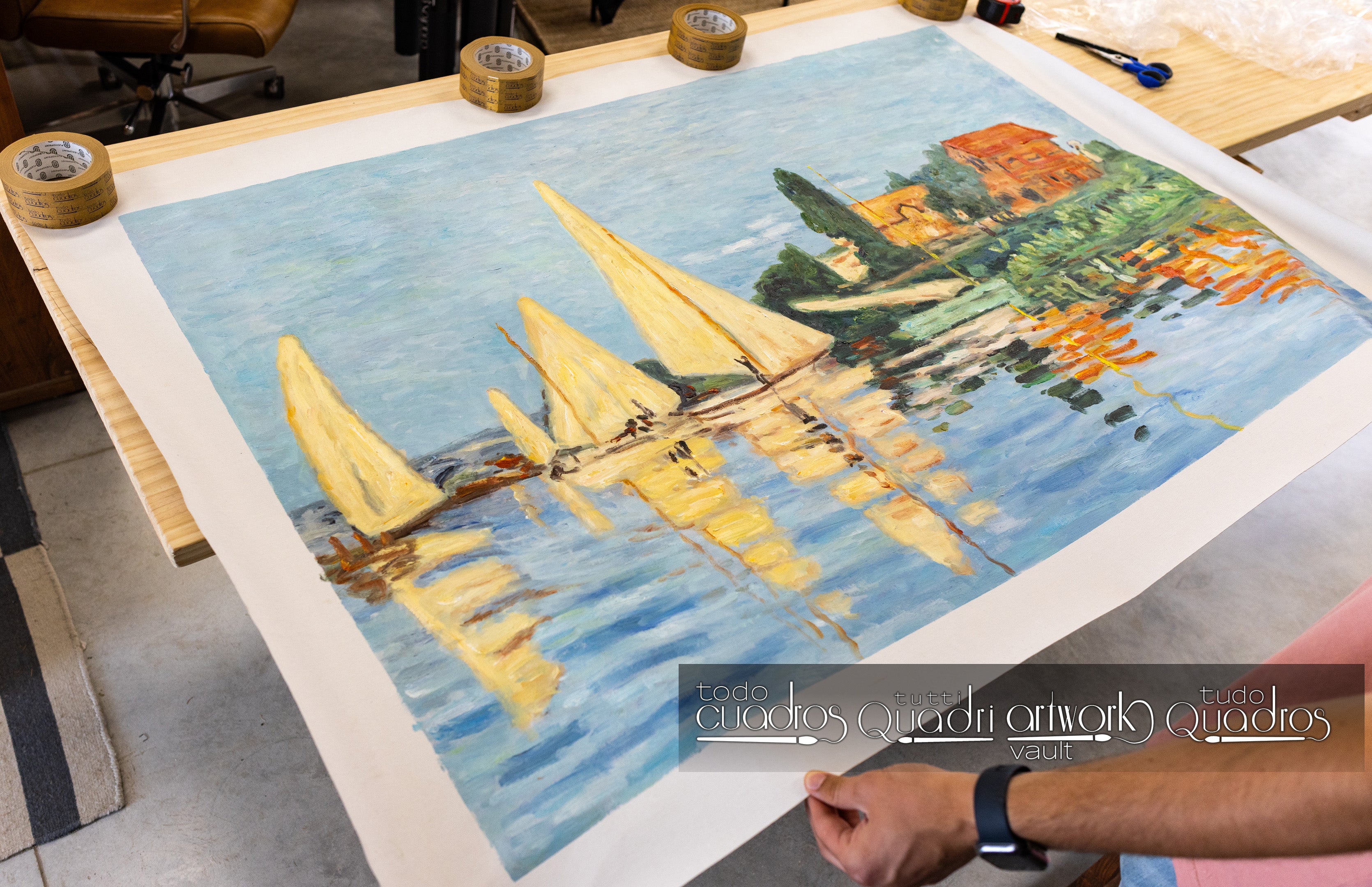 Regatten in Argenteuil, Monet