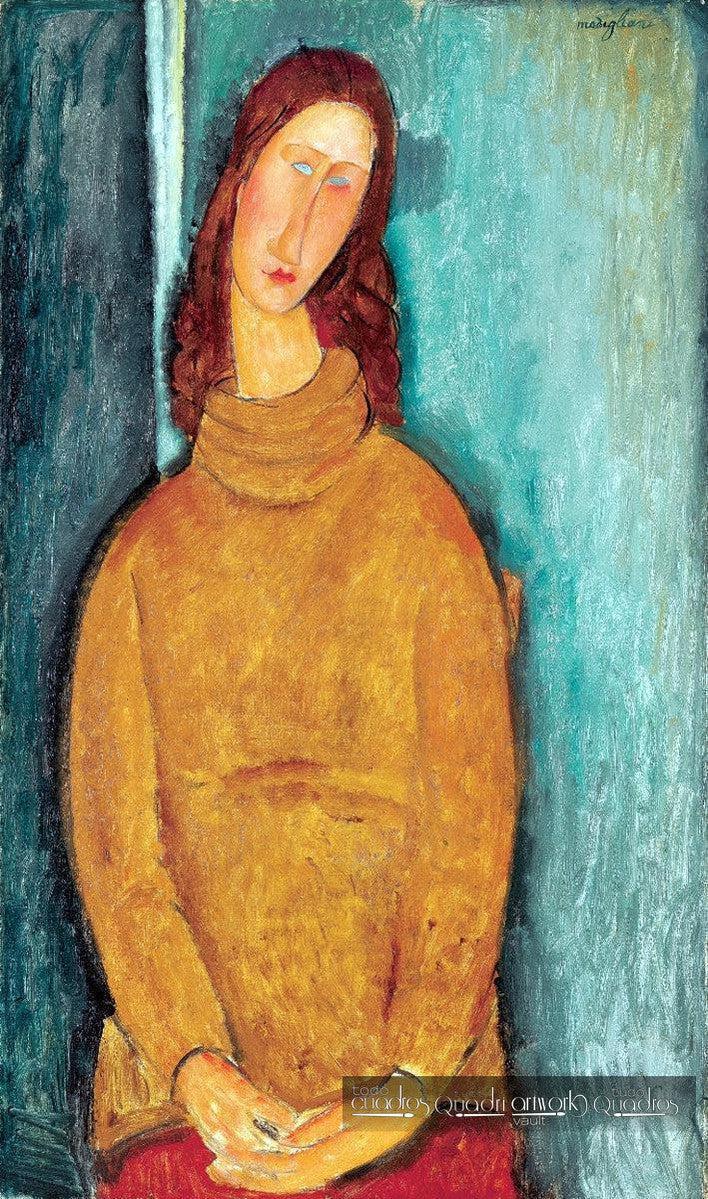 Jeanne Hébuterne mit gelbem Pullover, Modigliani