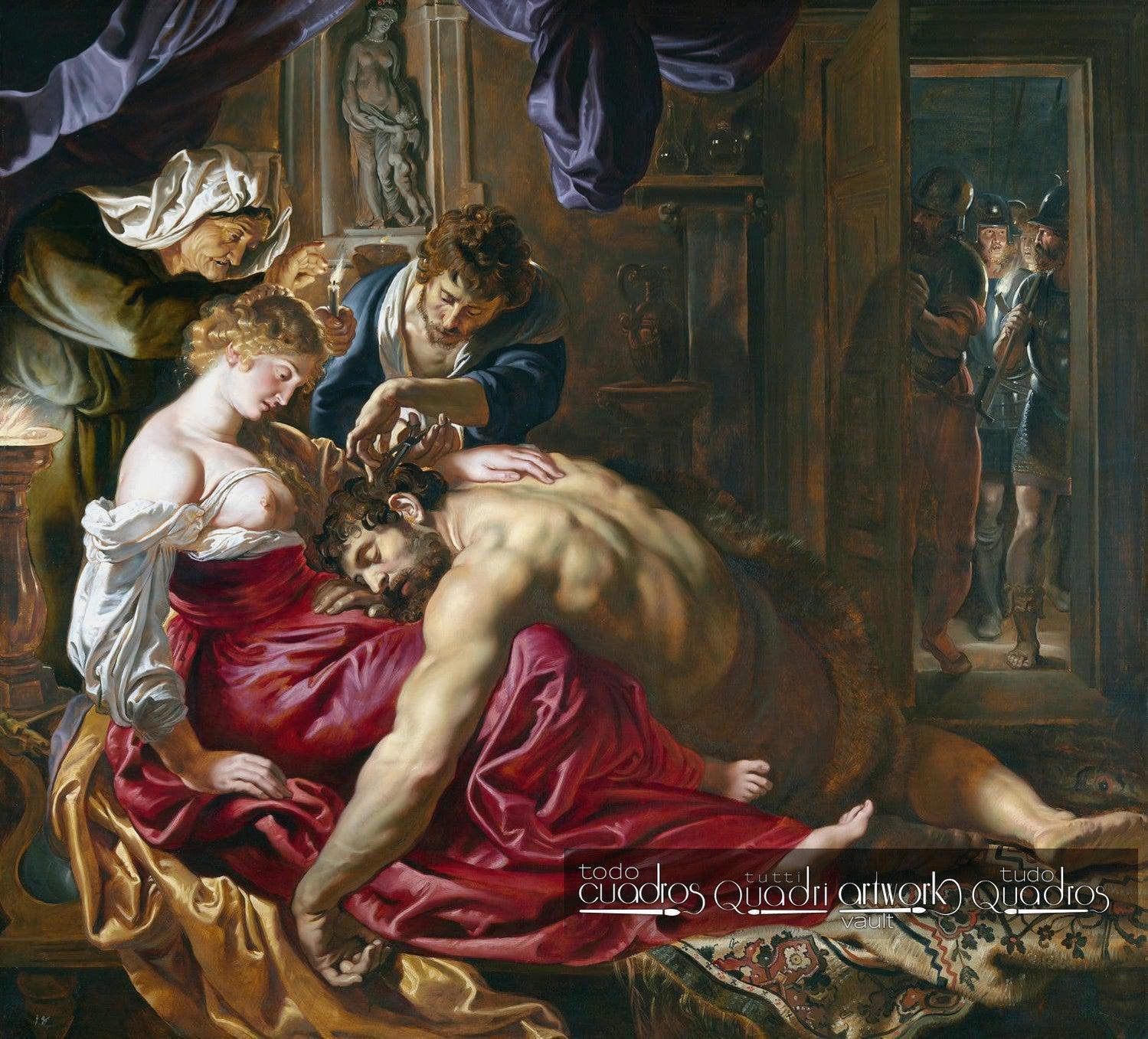 Samson und Dalila, Rubens
