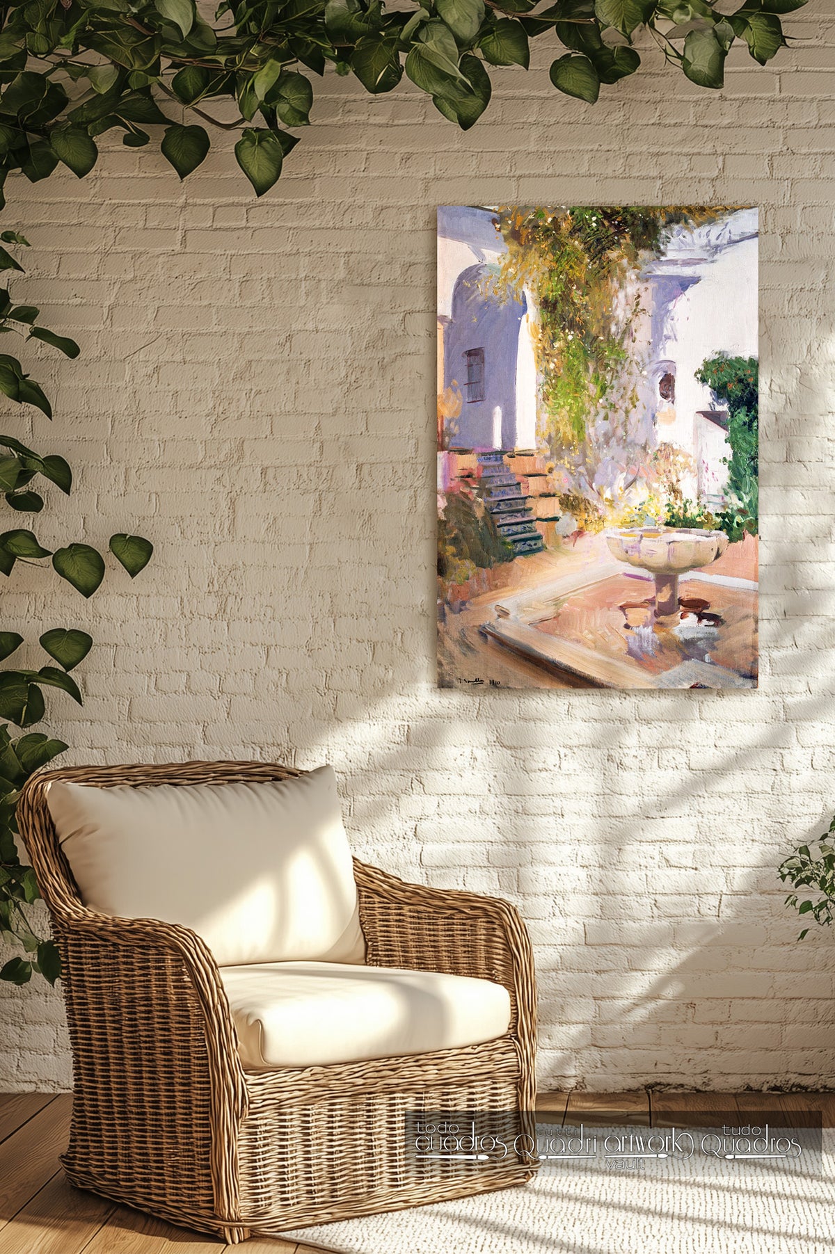 Grotte im Garten des Alcázar von Sevilla, Sorolla