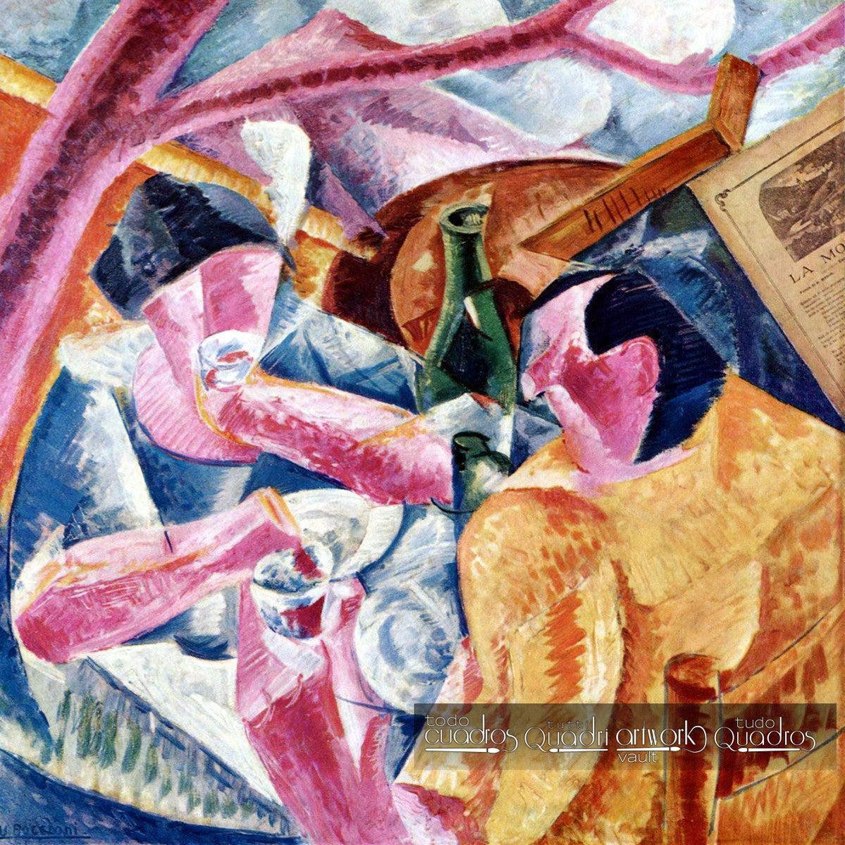 Unter der Pergola in Neapel, Boccioni