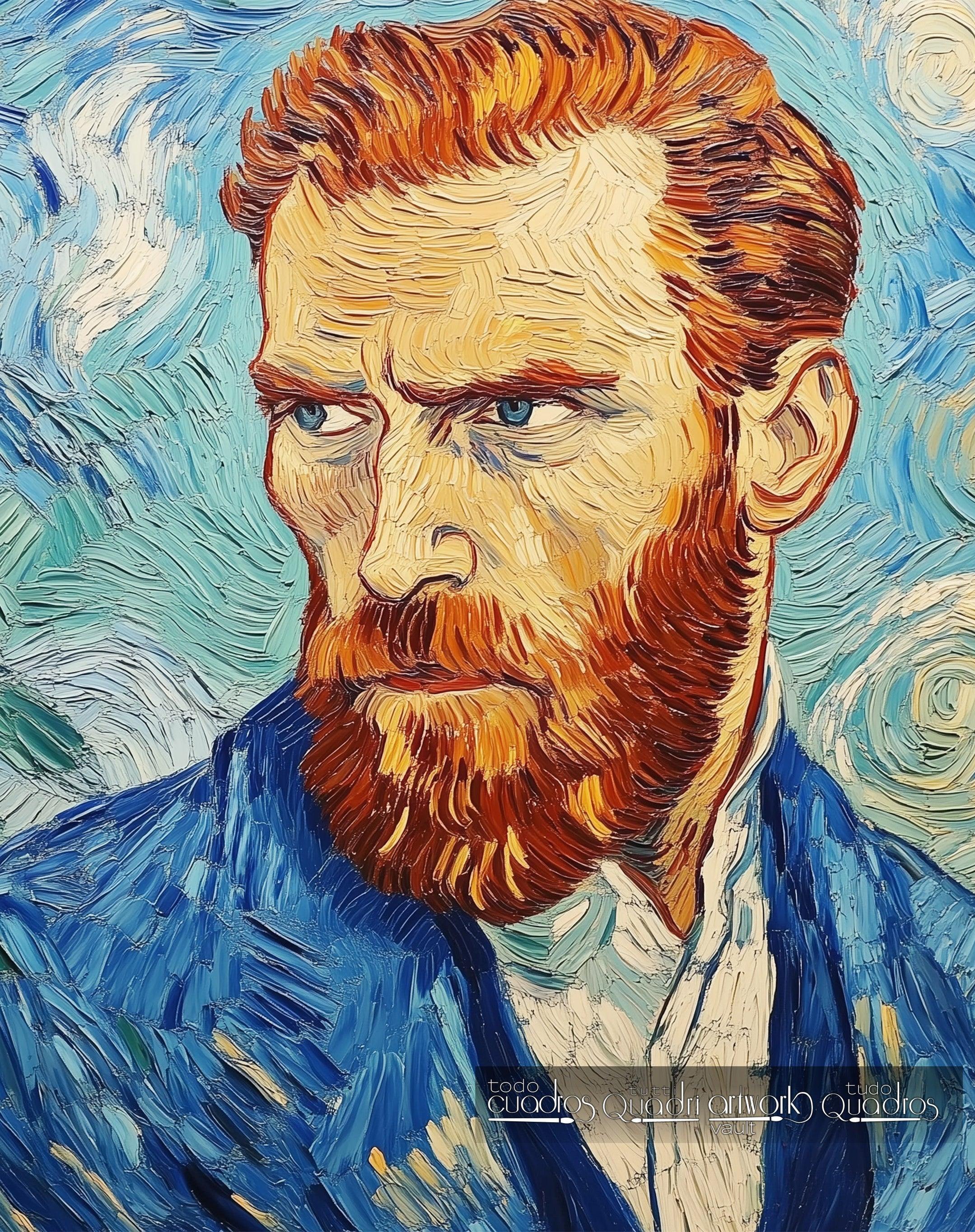 Modernes Porträt Van Gogh