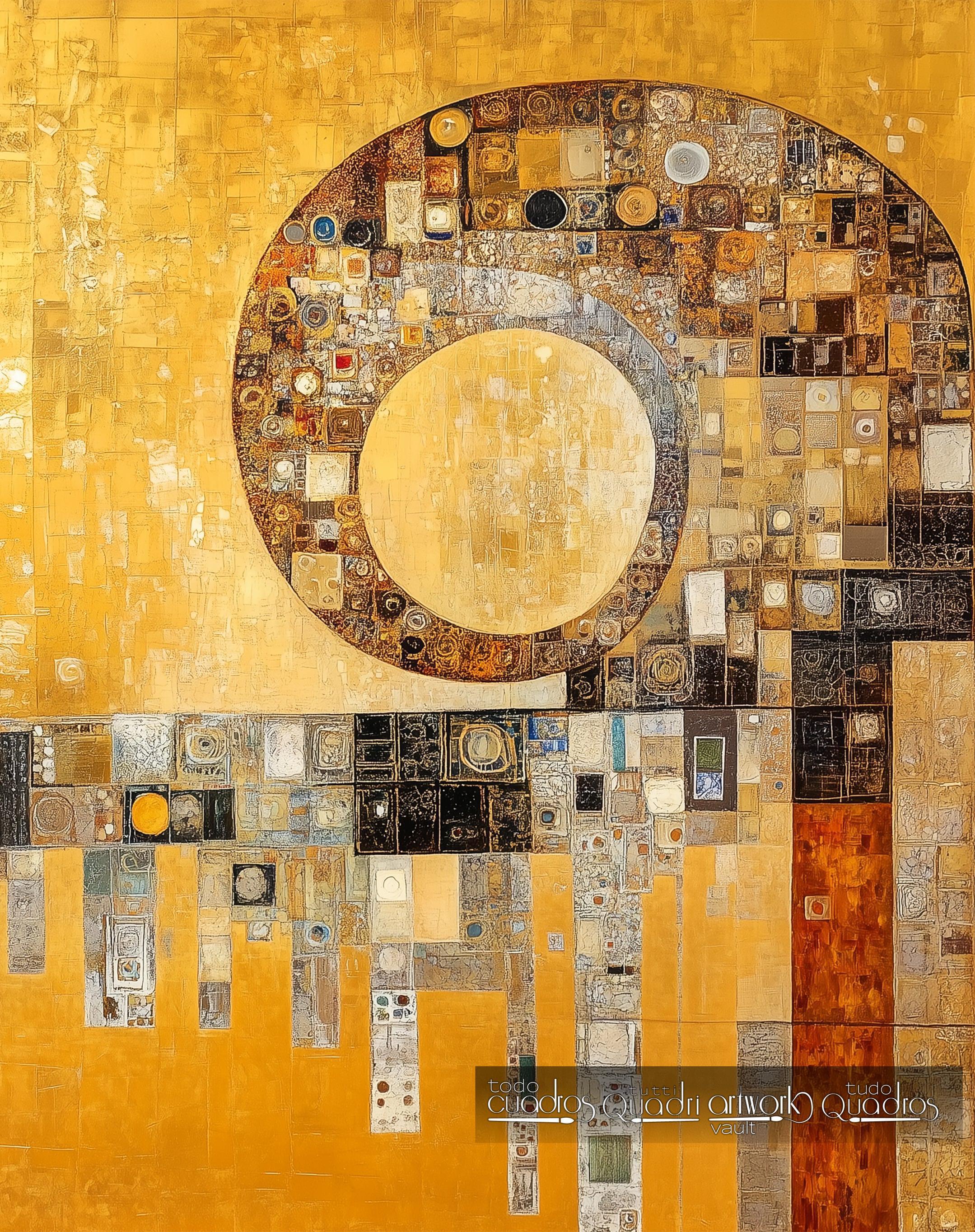 Goldene Echos, im Stil von Klimt