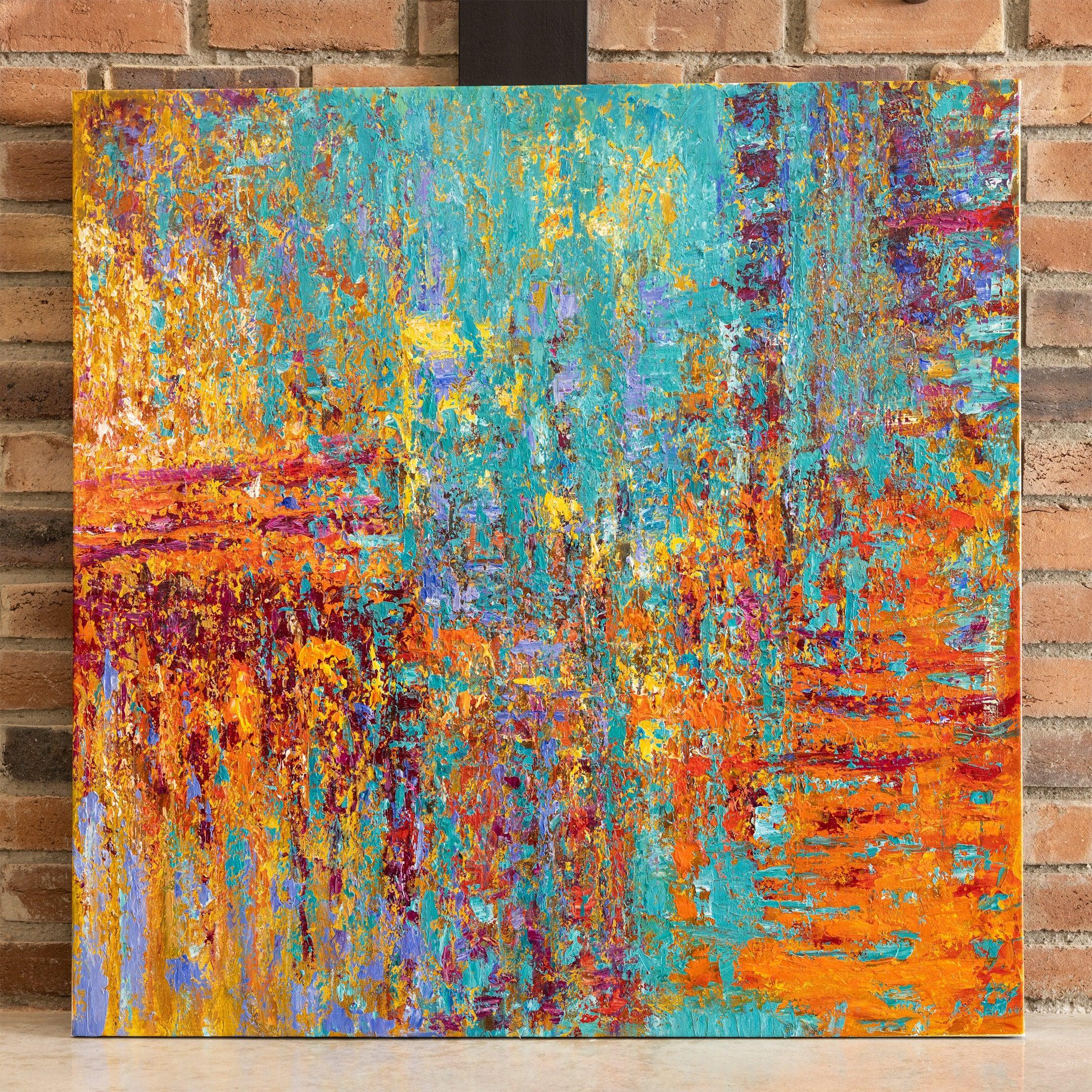 Echos des türkisfarbenen Sonnenuntergangs