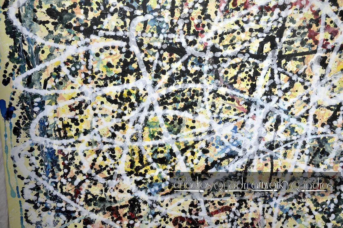 Gemälde "Hommage an Pollock" <br /> A. Croxatto (2015)