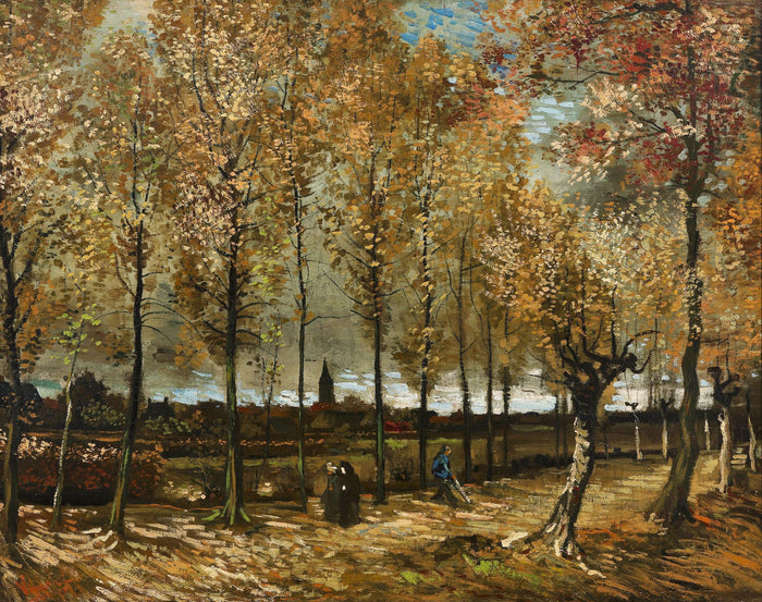 Pappeln in Nuenen, Van-Gogh