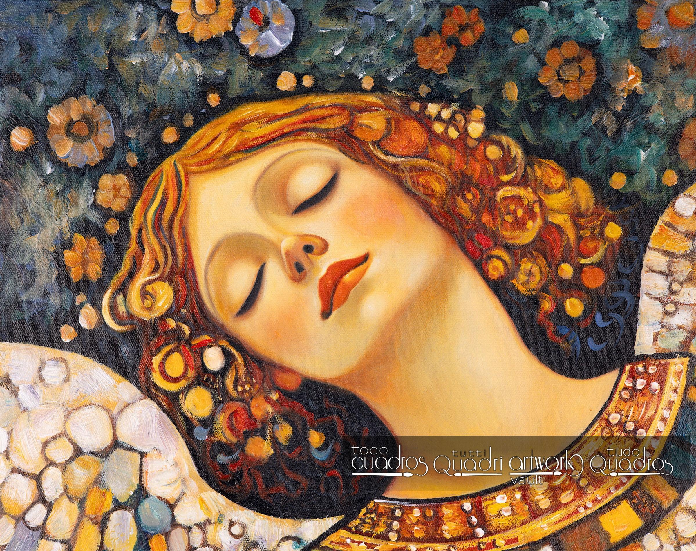 Engel der Träume, im Stil von Klimt