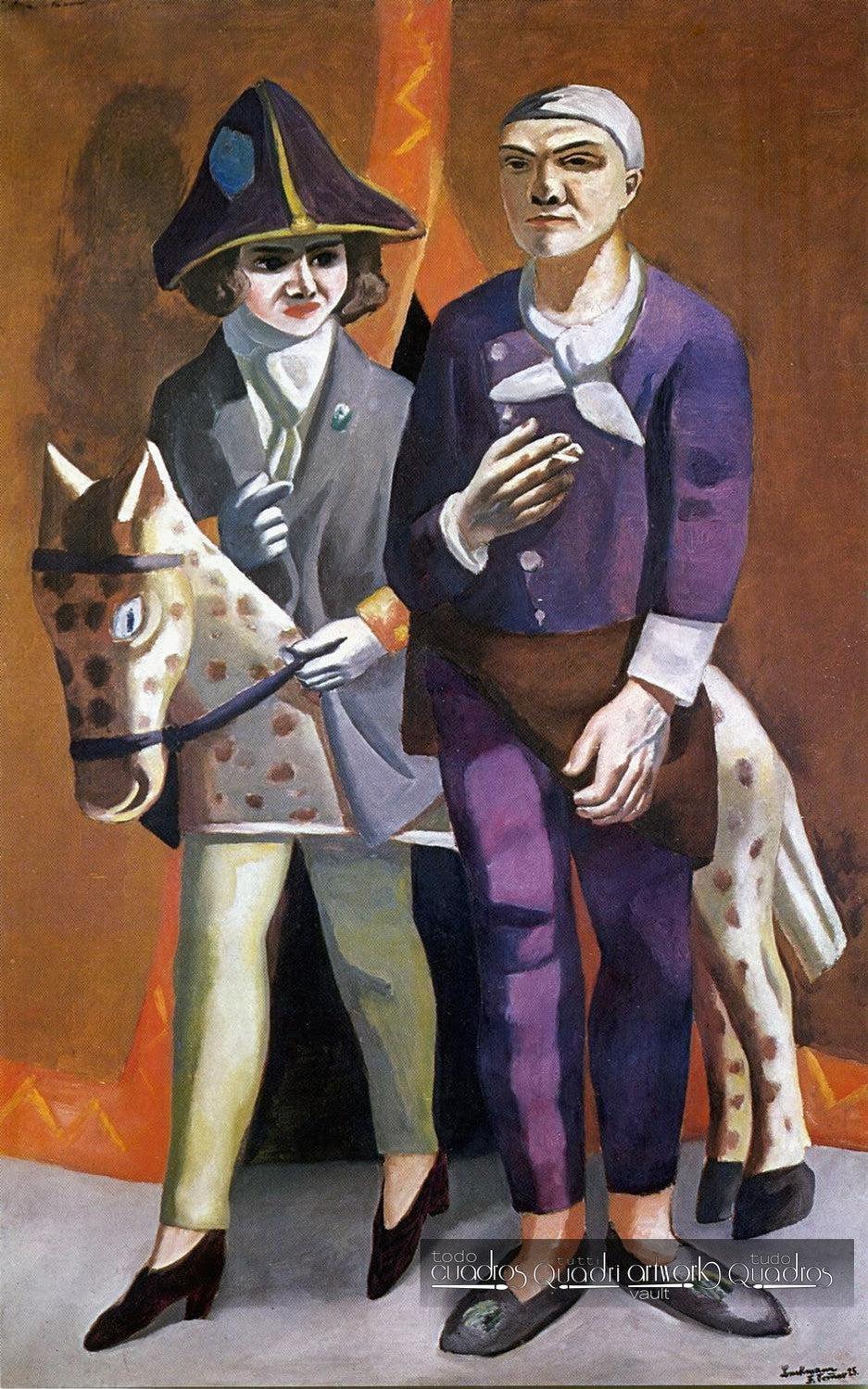 Der Künstler und seine Frau, Max Beckmann
