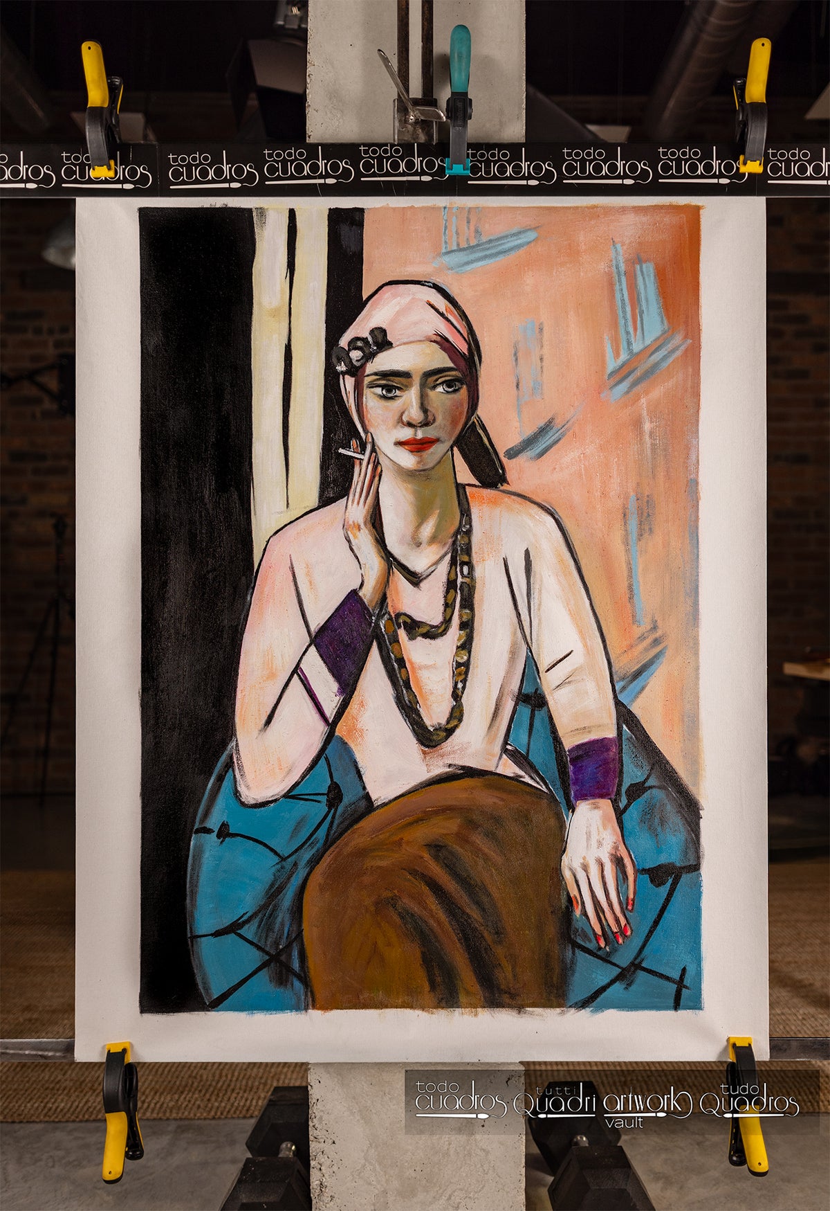 Quappi mit rosa Pullover, Max Beckmann