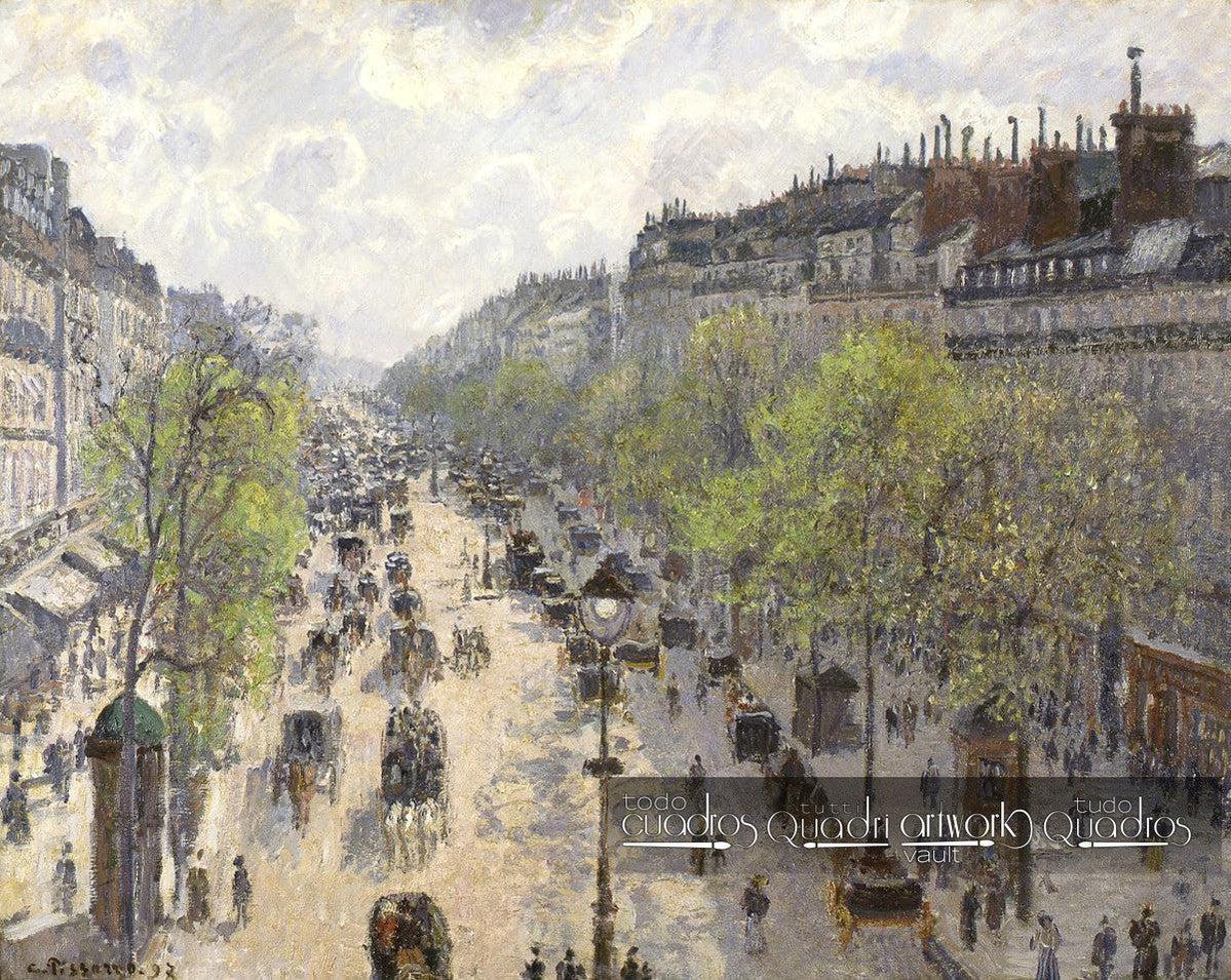 Boulevard Montmartre, Frühling. Pissarro