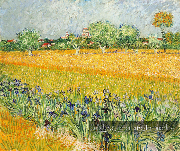 Feld mit Blumen bei Arles, Van Gogh
