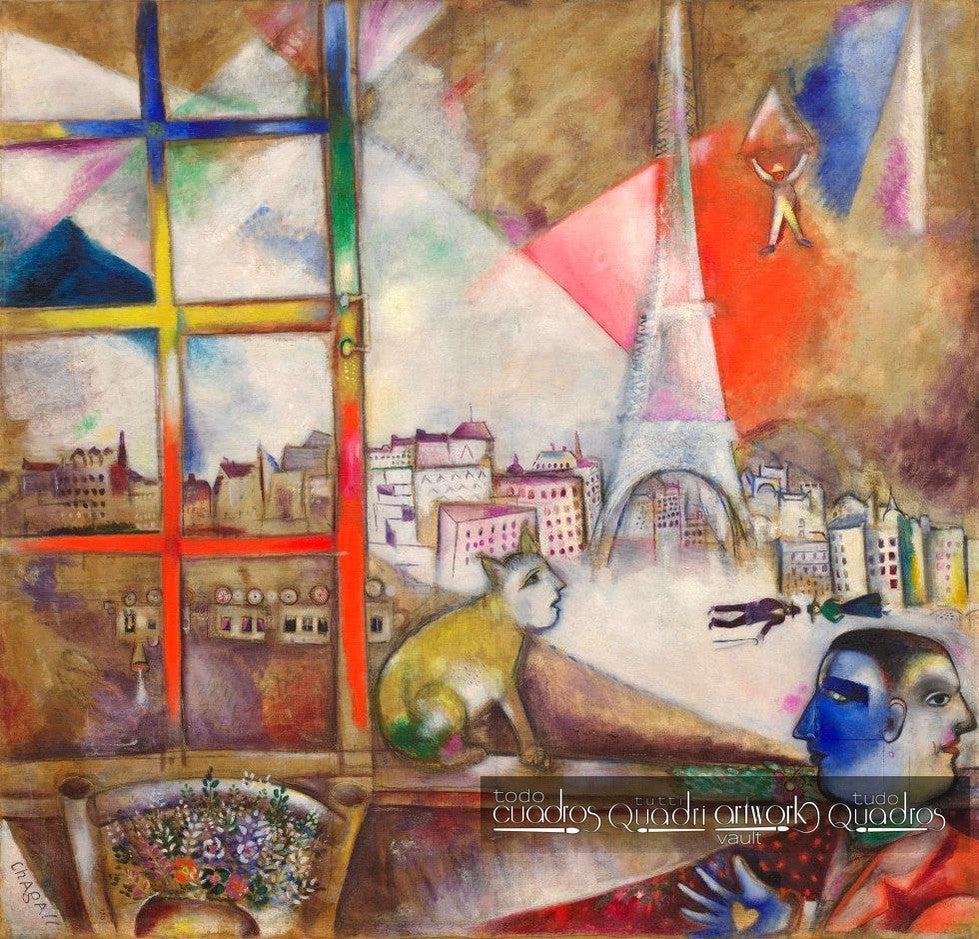 Paris durch das Fenster, Chagall