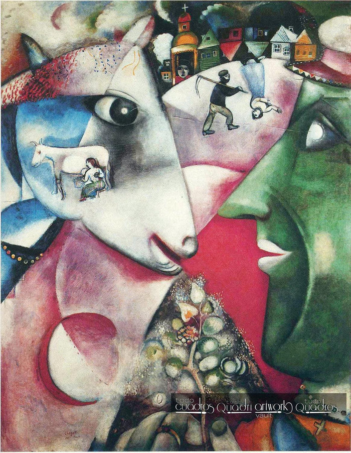 Ich und das Dorf, Chagall