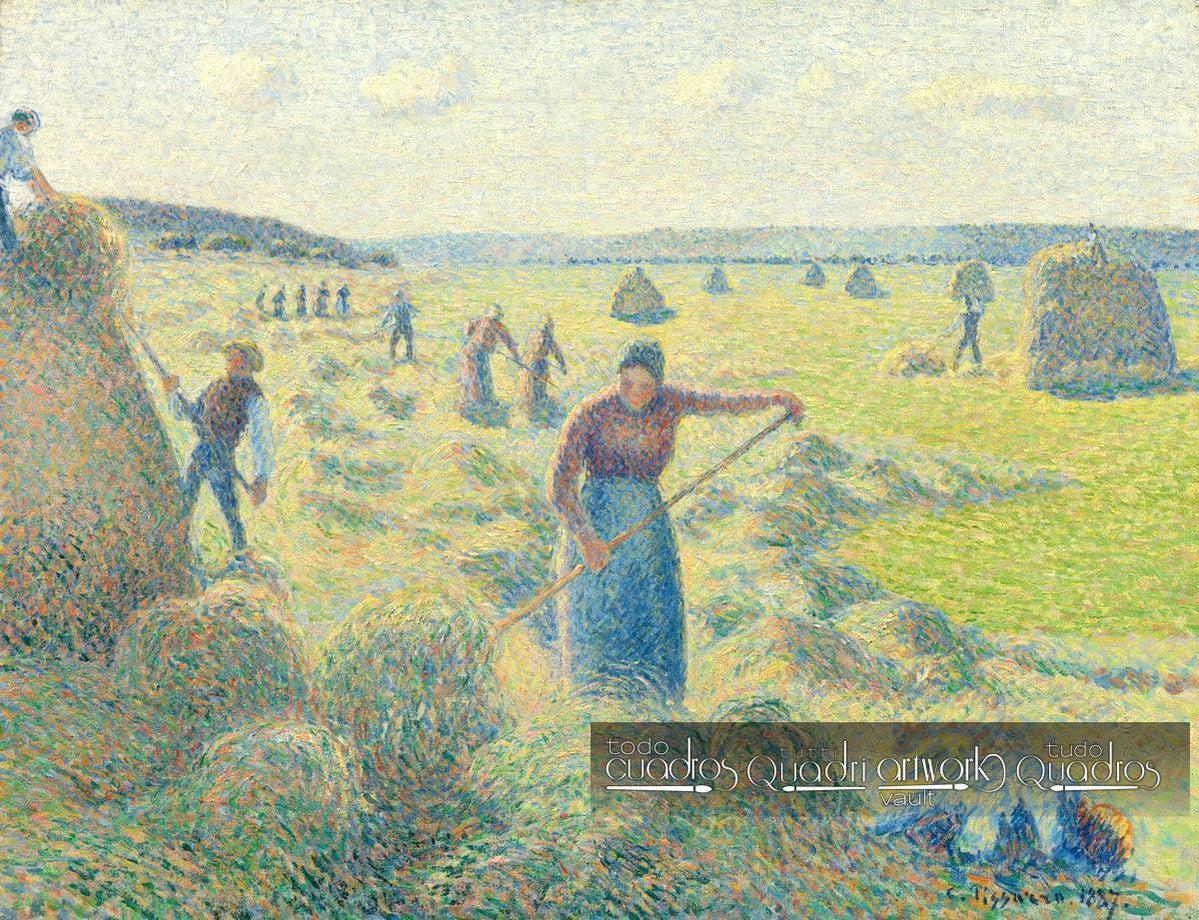 Die Heuernte, Éragny. Pissarro