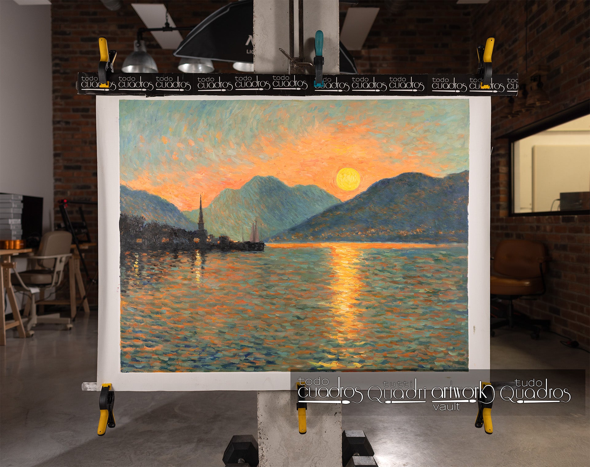 Ewige Dämmerung, im Stil von Monet