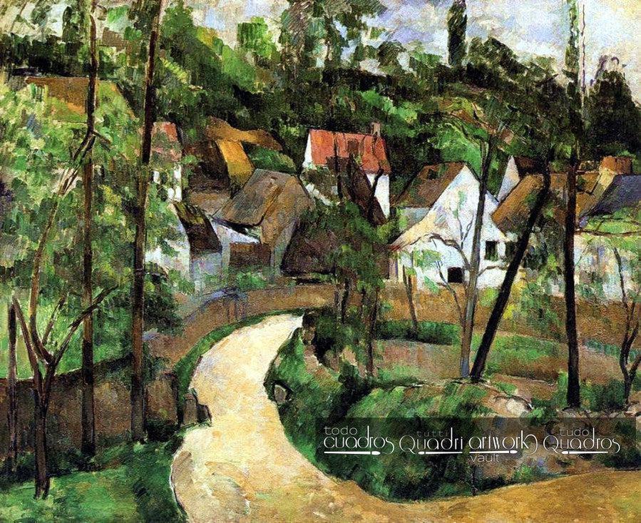 Die gewundene Straße, Cézanne