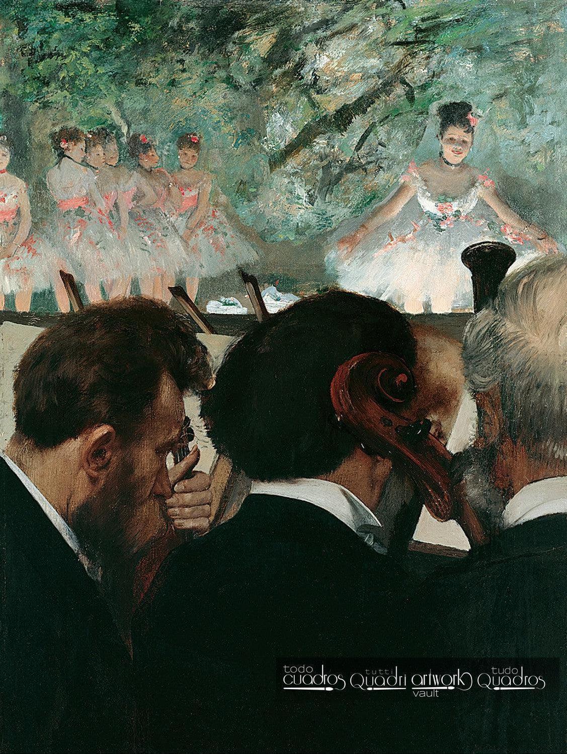 Die Orchestermusiker, Degas