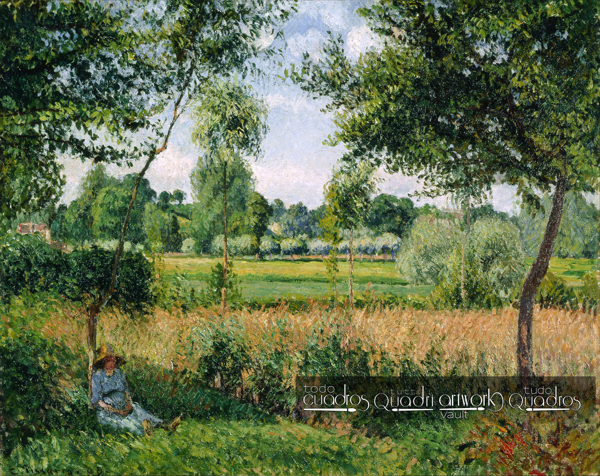 Morgendliches Licht in Éragny, Pissarro