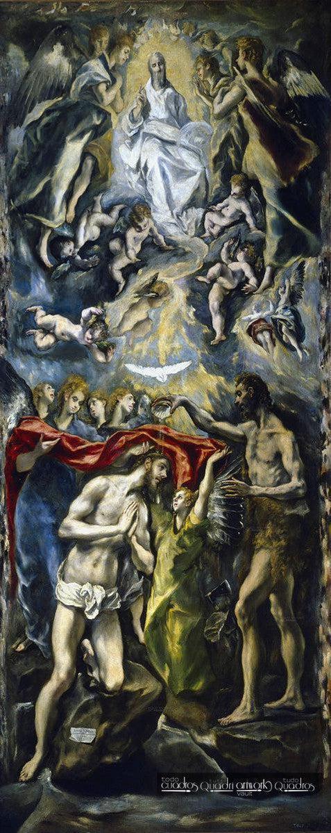 Die Taufe Christi, El Greco