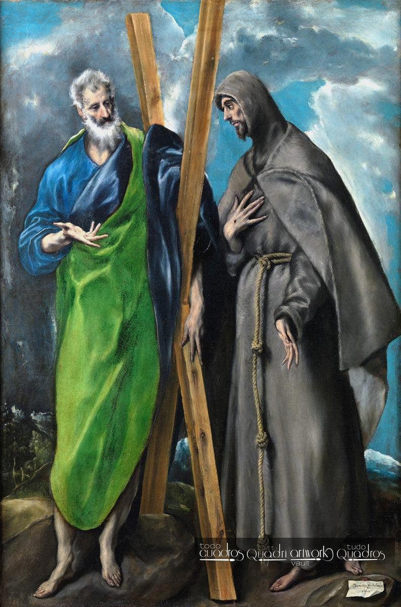 Sankt Andreas und Sankt Franziskus, El Greco