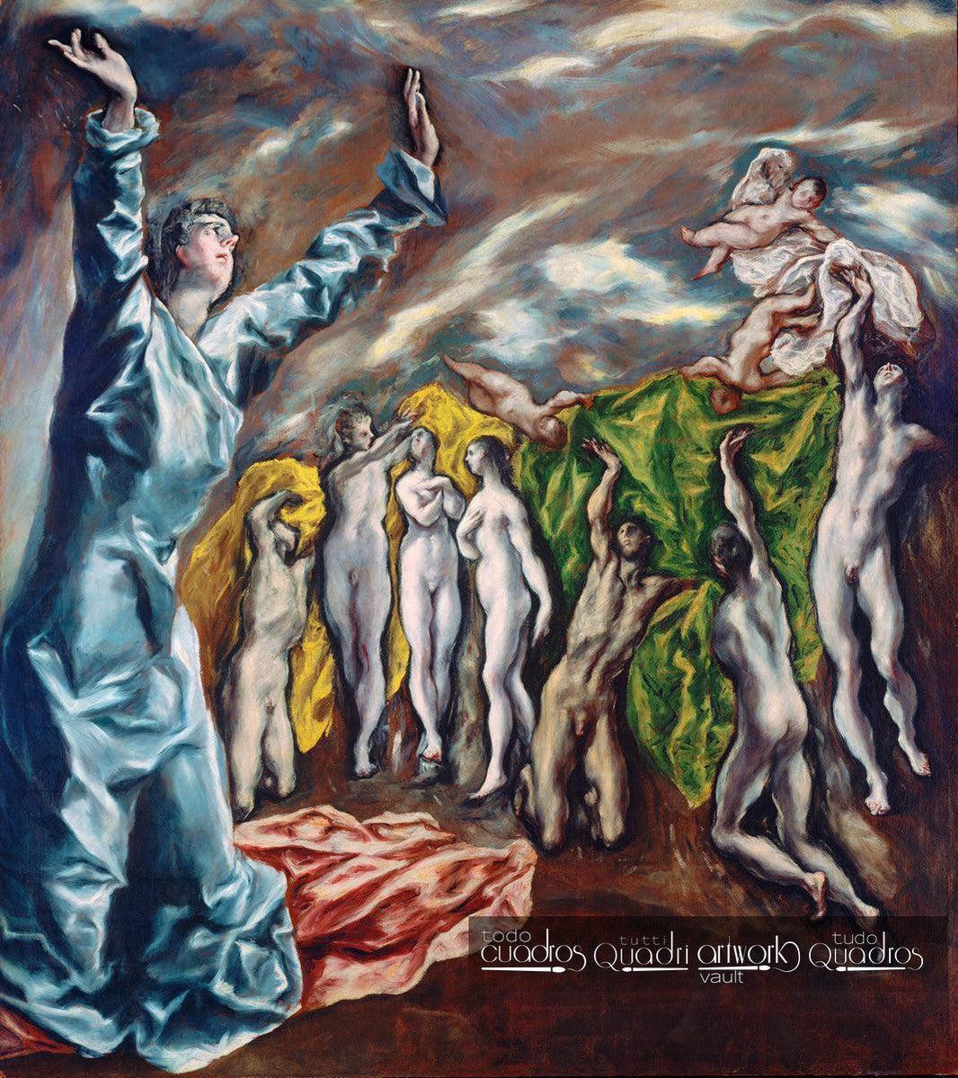 Die Öffnung des fünften Siegels, El Greco