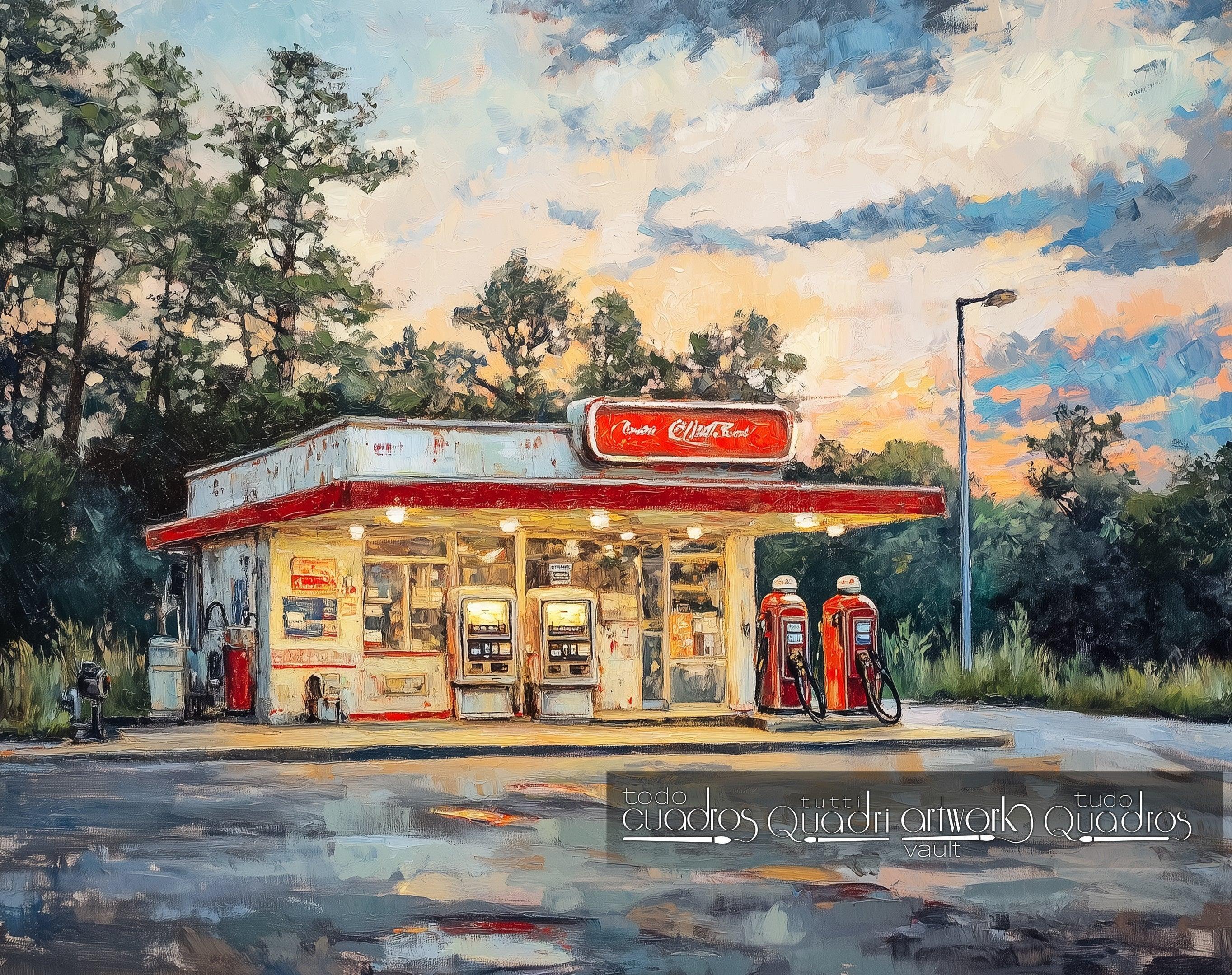 Echos einer unendlichen Reise, im Stil von Monet