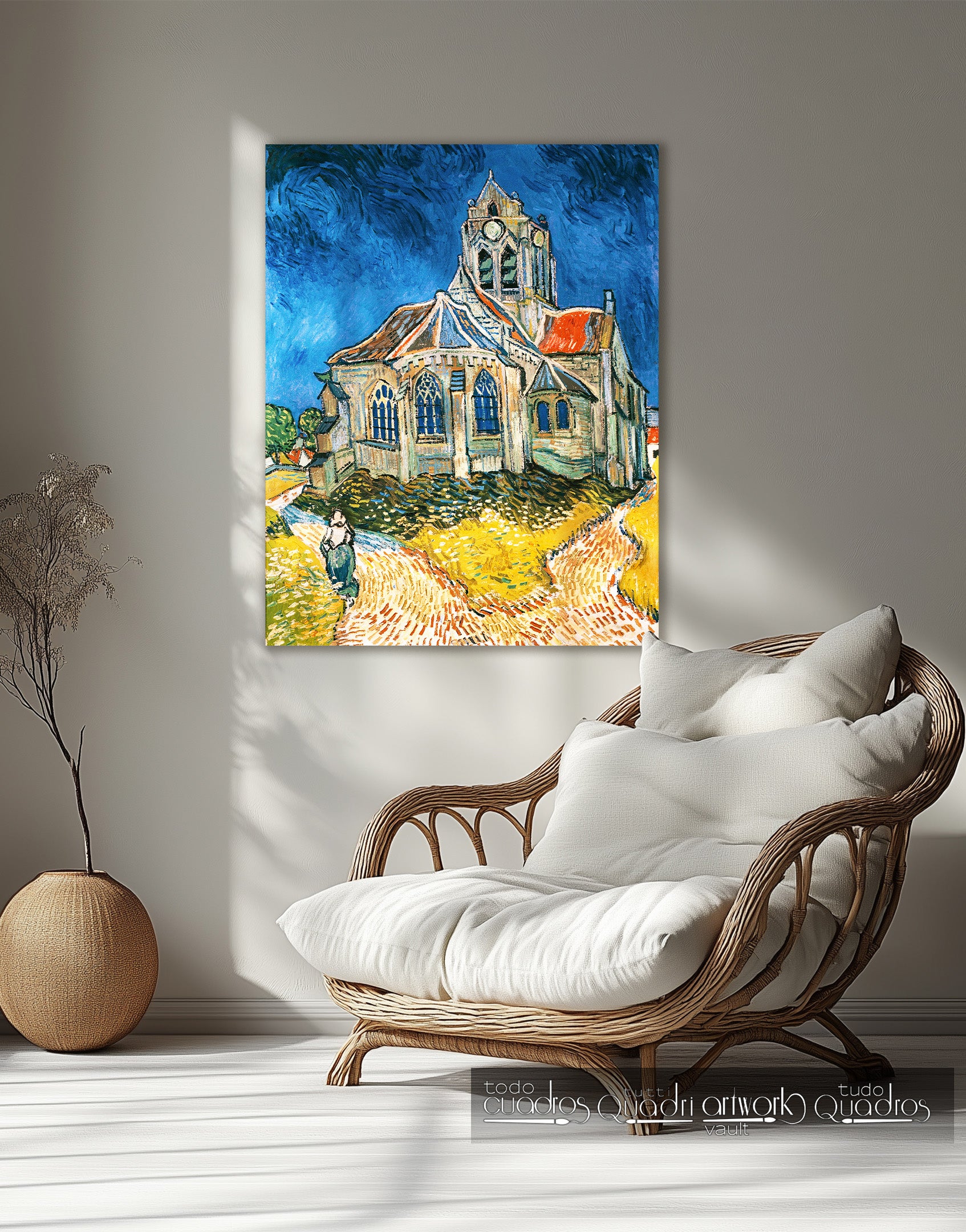 Die Kirche von Auvers, Van Gogh